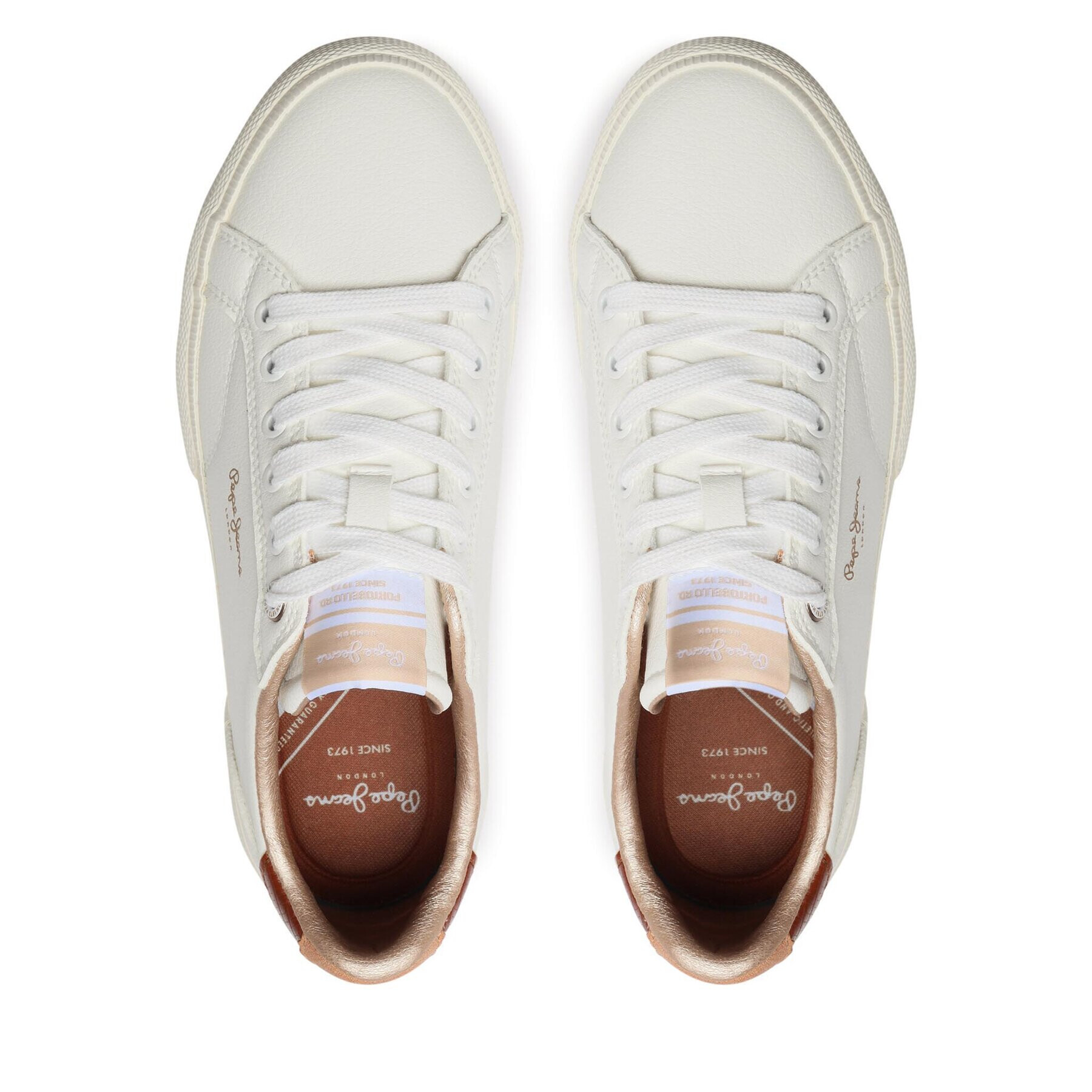 Pepe Jeans Сникърси PLS31537 Бял - Pepit.bg