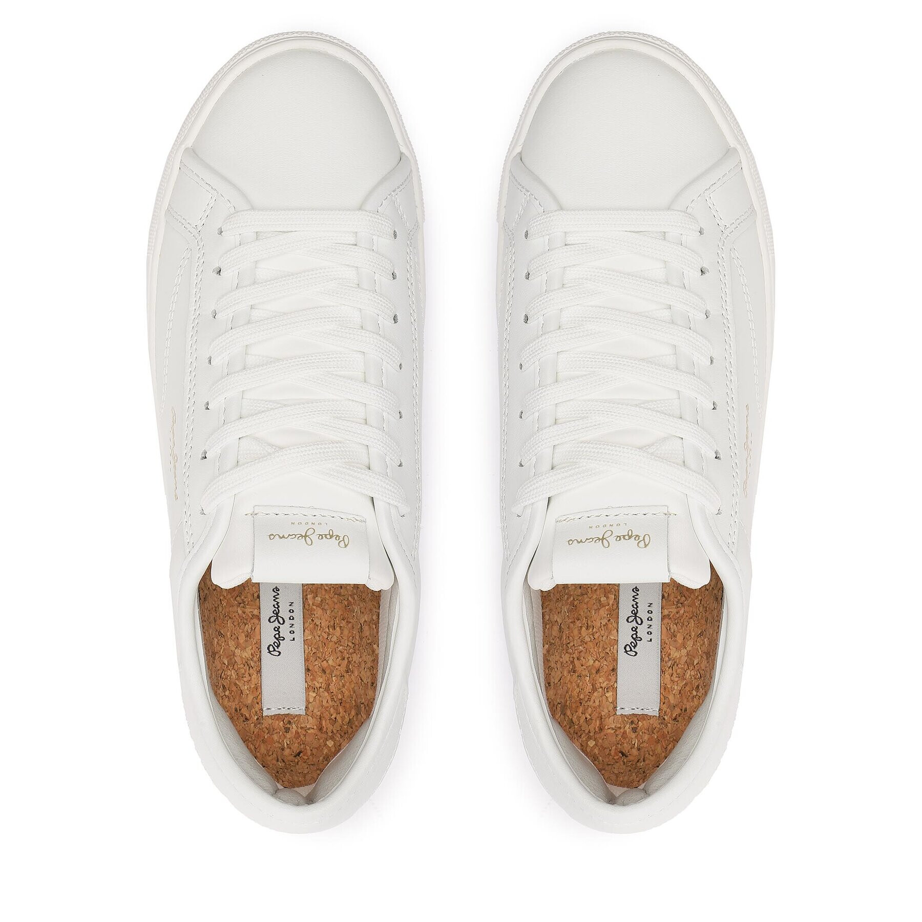 Pepe Jeans Сникърси PLS31538 Бял - Pepit.bg