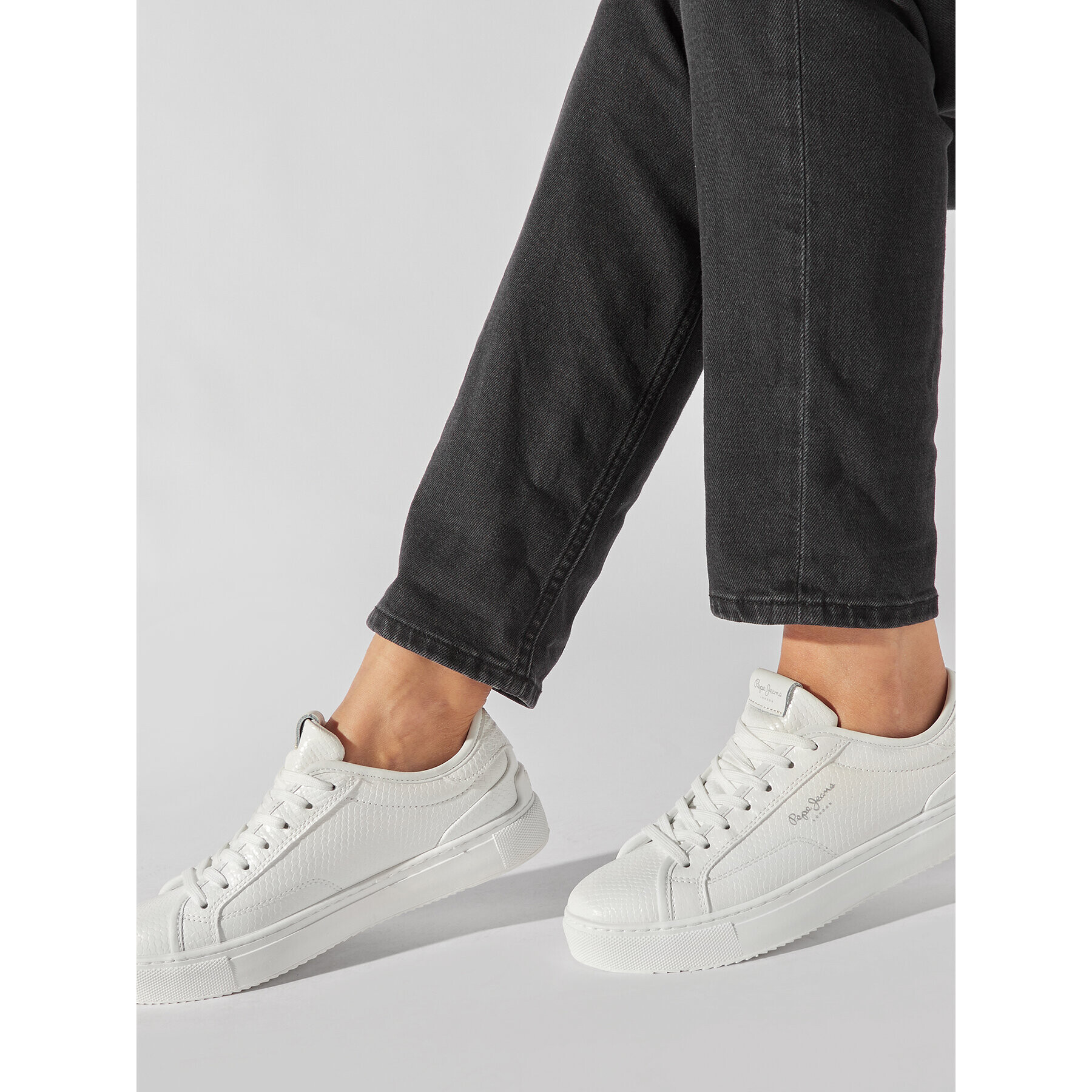Pepe Jeans Сникърси PLS31539 Бял - Pepit.bg