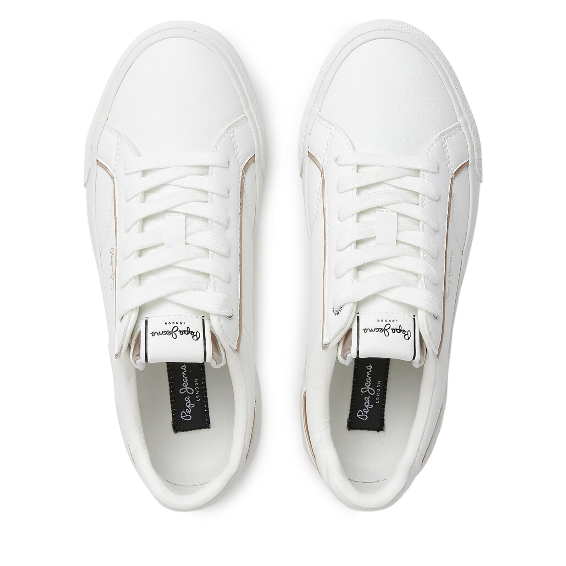 Pepe Jeans Сникърси PLS31542 Бял - Pepit.bg