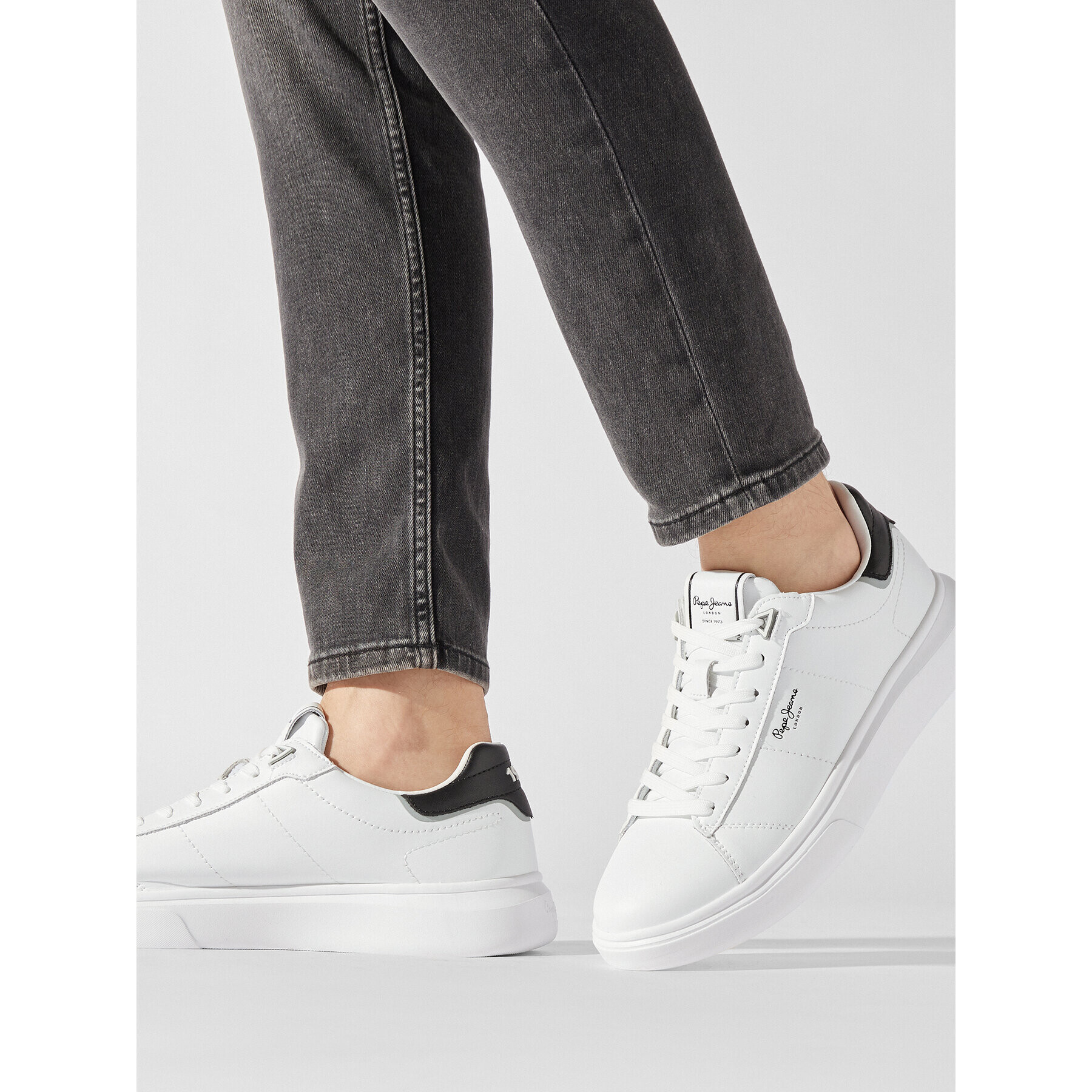 Pepe Jeans Сникърси PMS30981 Бял - Pepit.bg