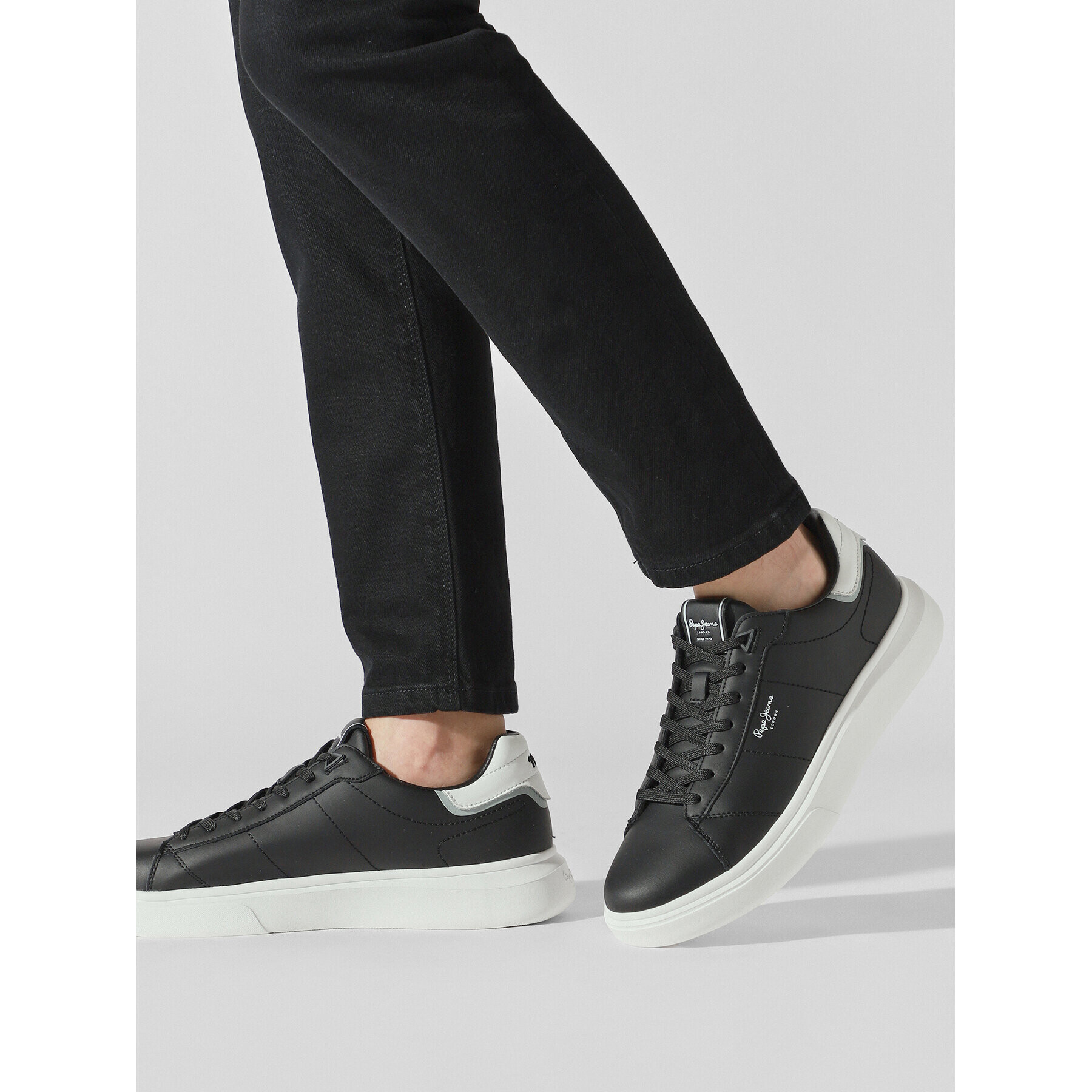 Pepe Jeans Сникърси PMS30981 Черен - Pepit.bg