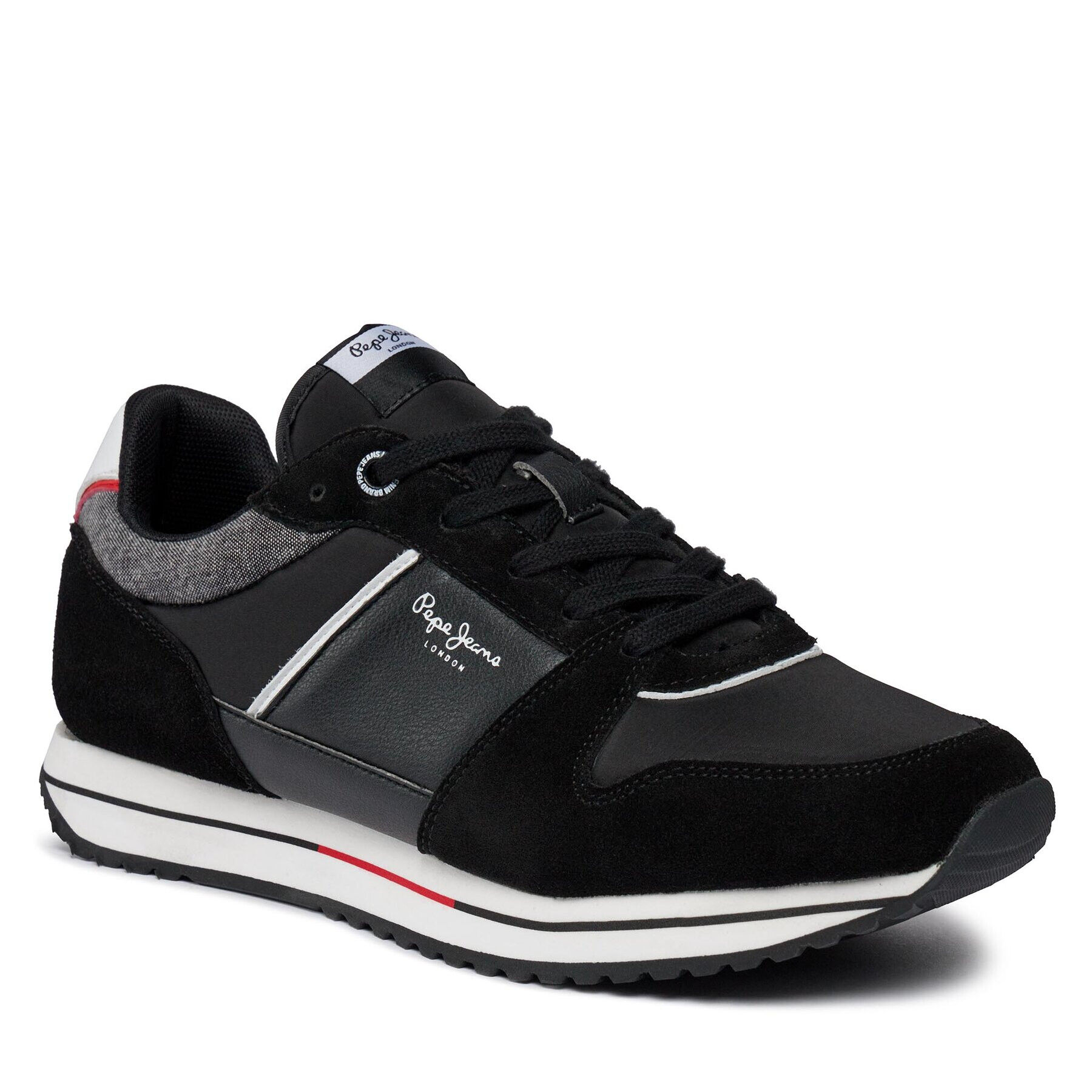 Pepe Jeans Сникърси PMS30995 Черен - Pepit.bg