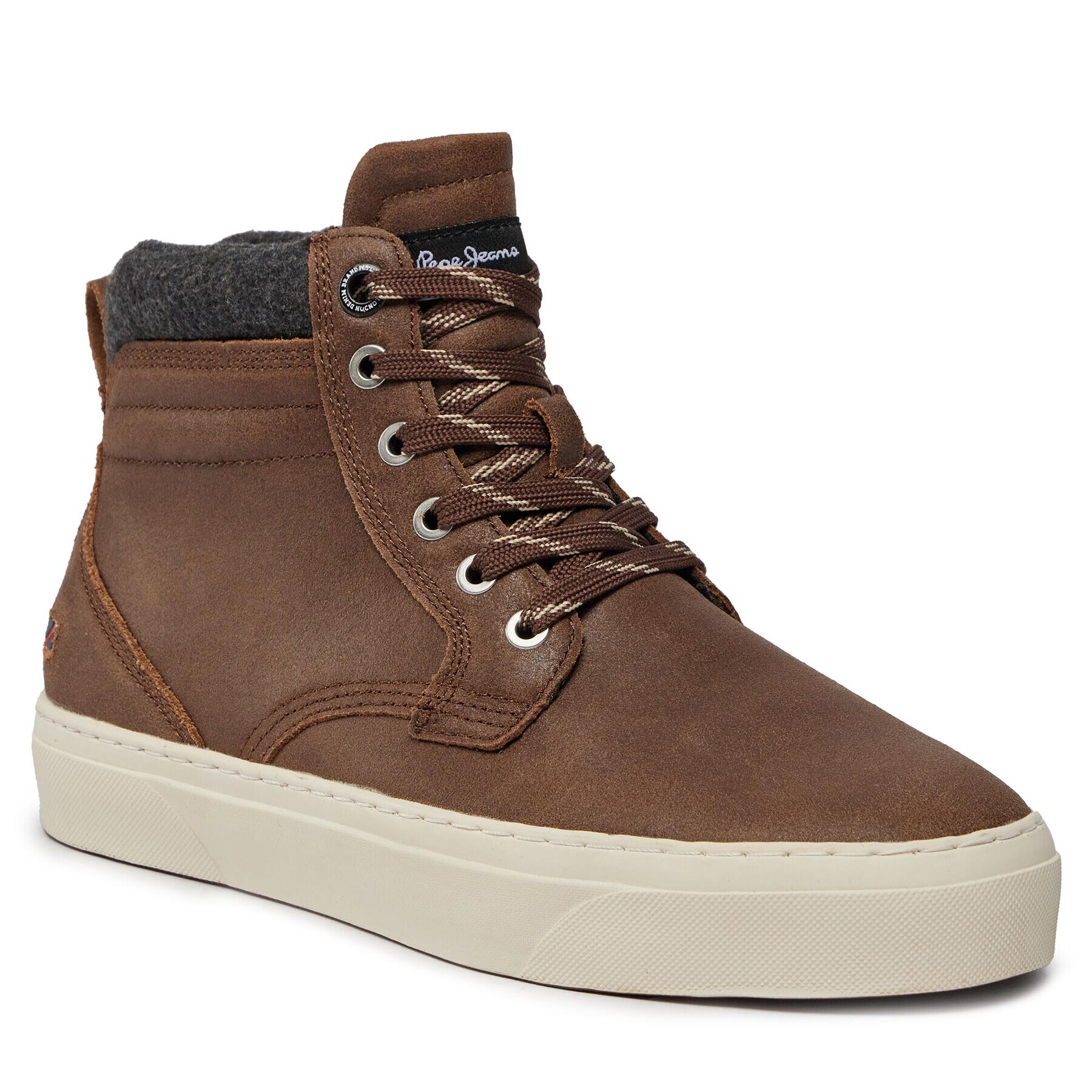 Pepe Jeans Сникърси PMS30998 Кафяв - Pepit.bg