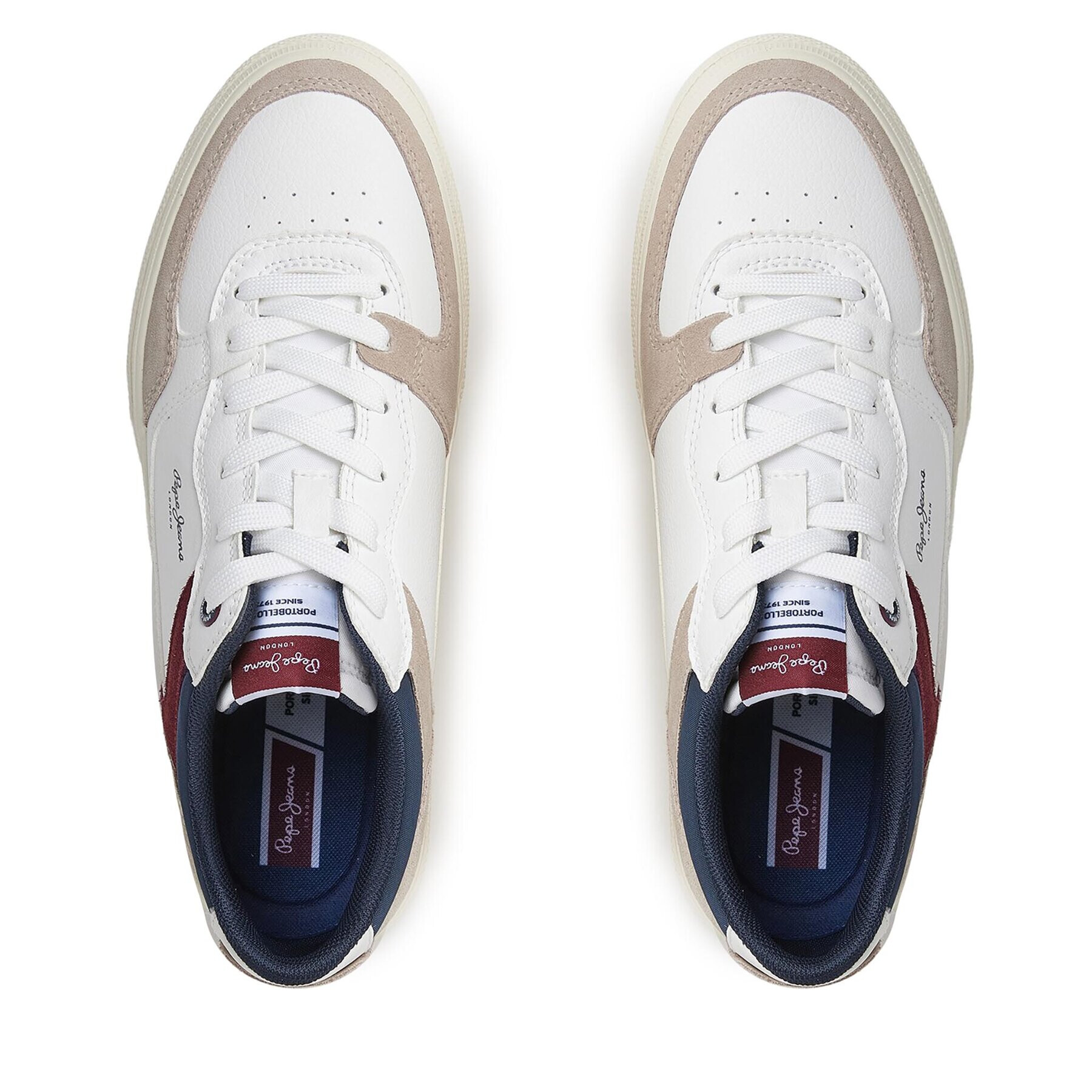 Pepe Jeans Сникърси PMS31002 Бял - Pepit.bg