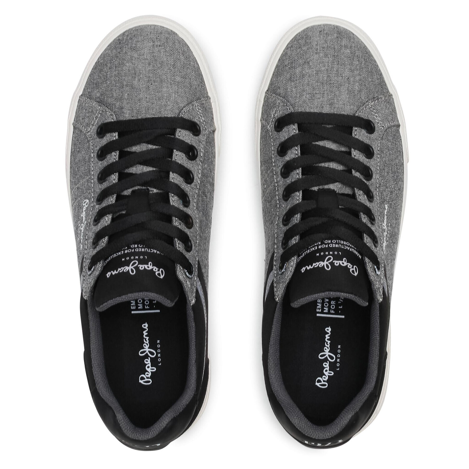 Pepe Jeans Сникърси Rodney Chambrey PMS30708 Сив - Pepit.bg