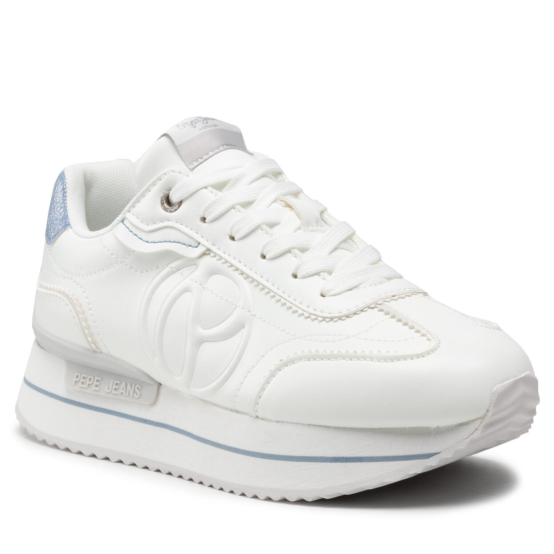 Pepe Jeans Сникърси Rusper Basic PLS31332 Бял - Pepit.bg