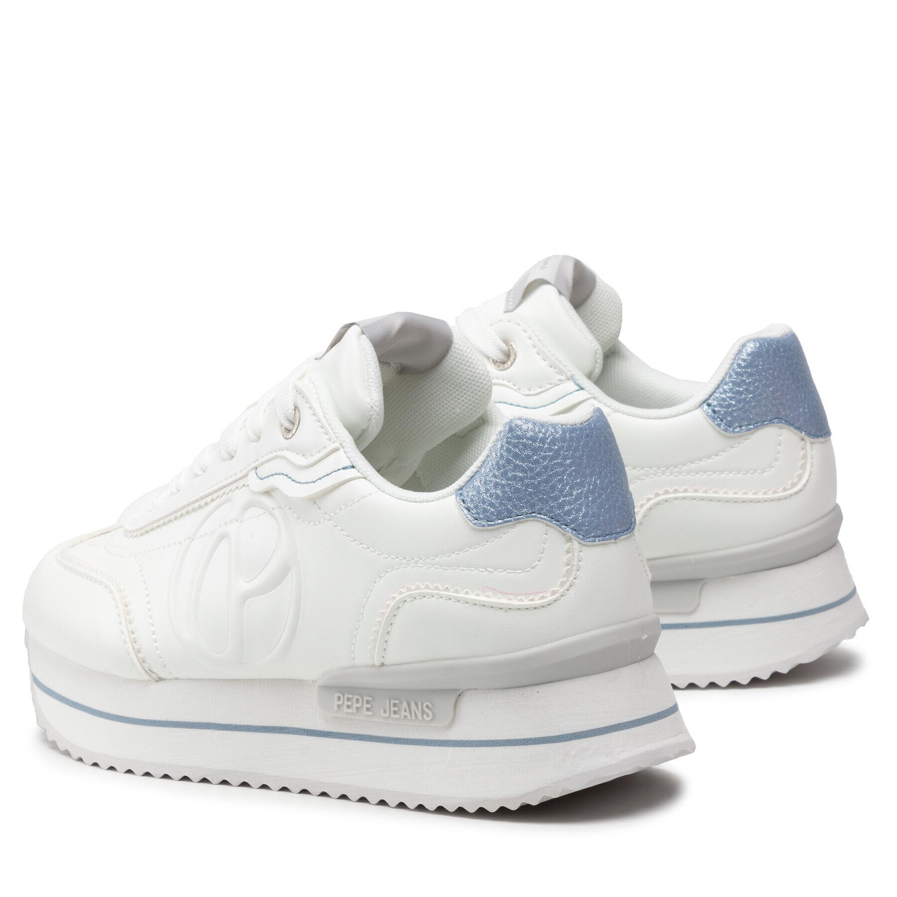 Pepe Jeans Сникърси Rusper Basic PLS31332 Бял - Pepit.bg