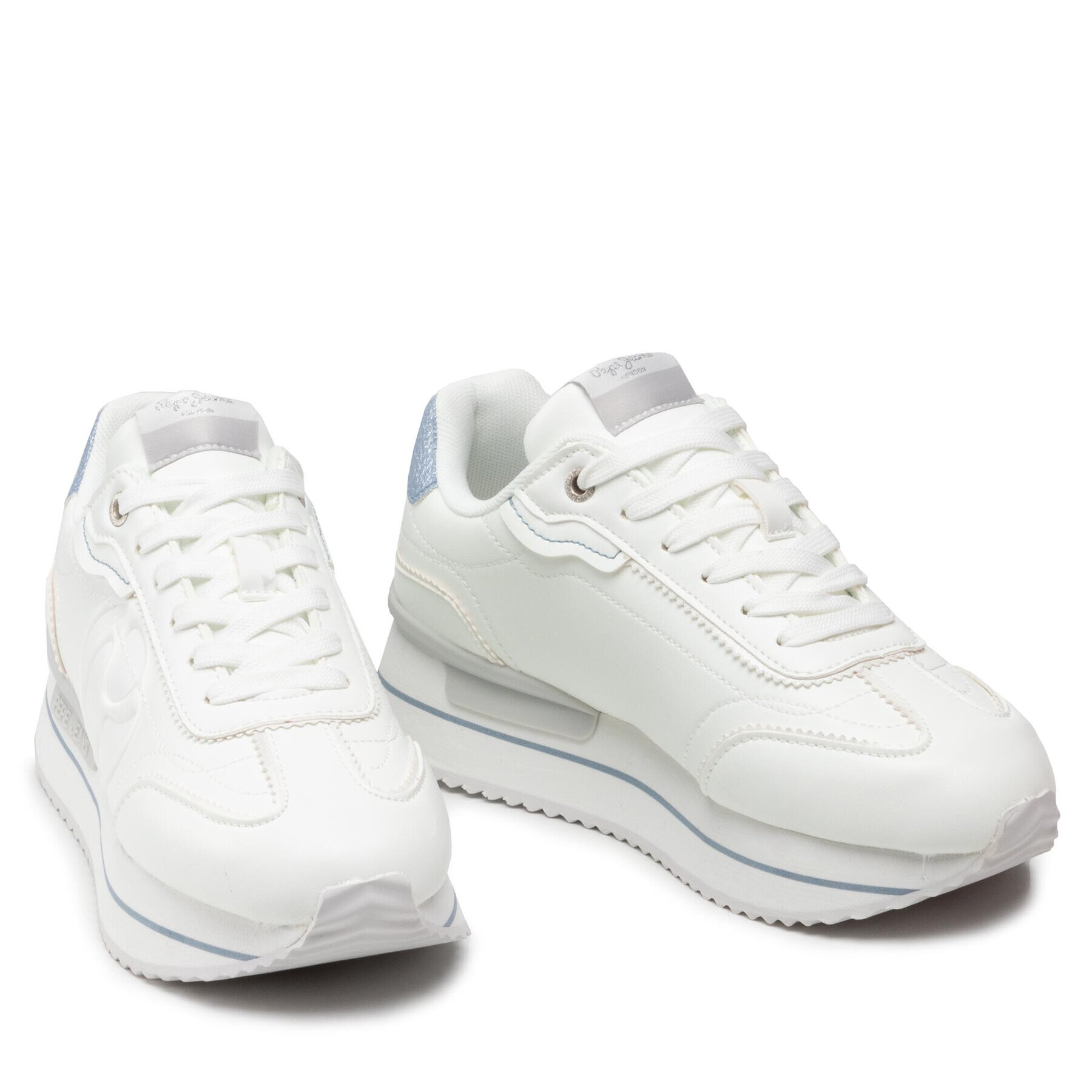 Pepe Jeans Сникърси Rusper Basic PLS31332 Бял - Pepit.bg