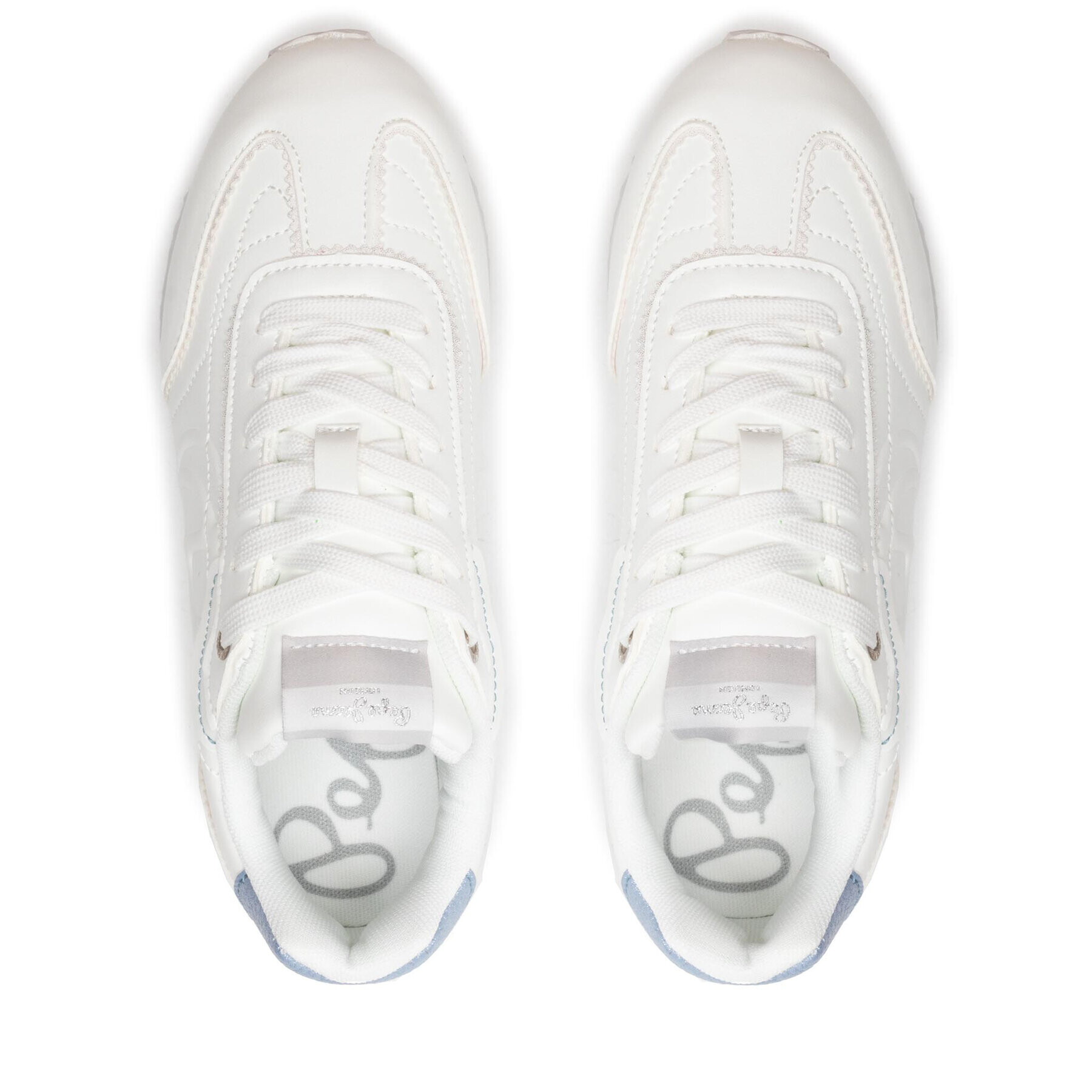 Pepe Jeans Сникърси Rusper Basic PLS31332 Бял - Pepit.bg