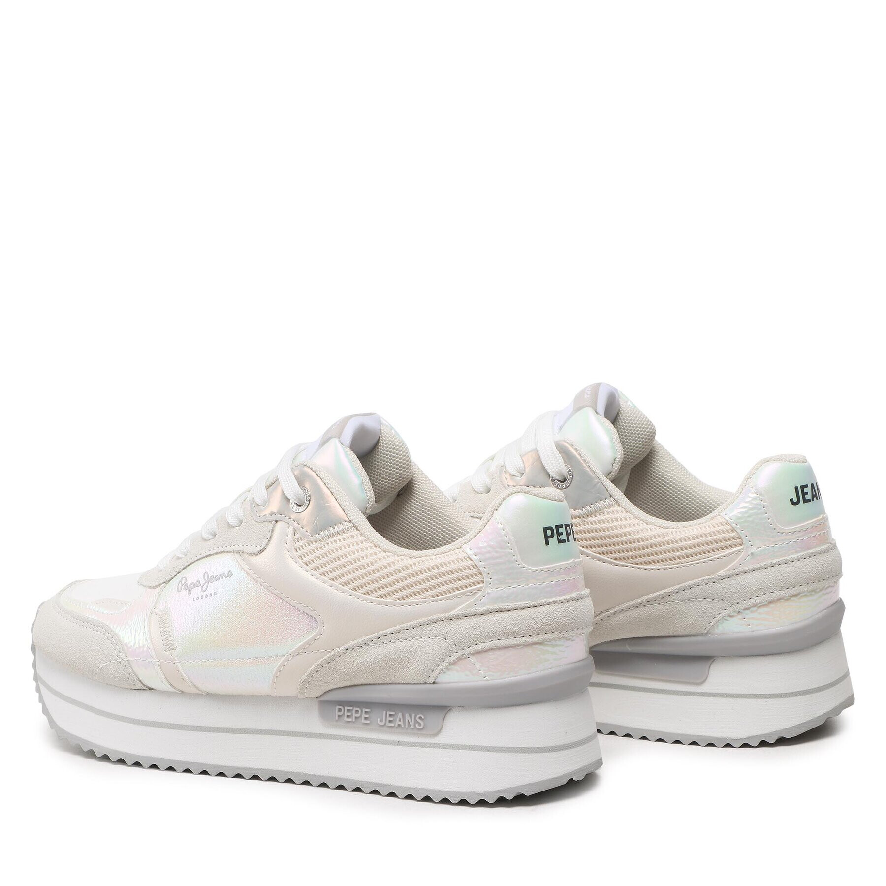Pepe Jeans Сникърси Rusper Pearl PLS31478 Бял - Pepit.bg