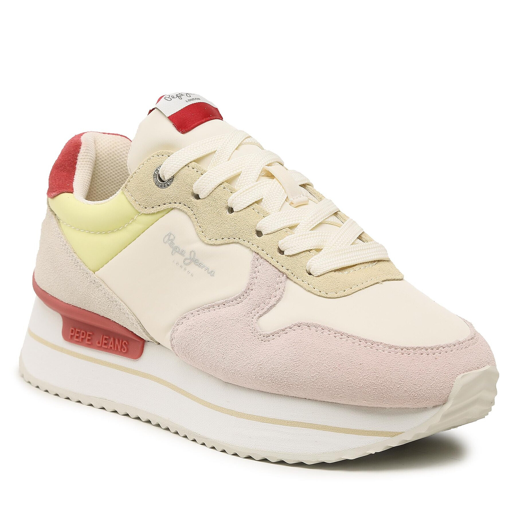 Pepe Jeans Сникърси Rusper Sweet PLS31477 Бежов - Pepit.bg