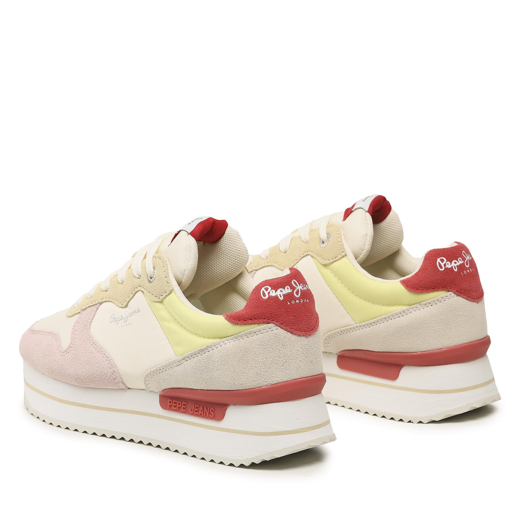 Pepe Jeans Сникърси Rusper Sweet PLS31477 Бежов - Pepit.bg