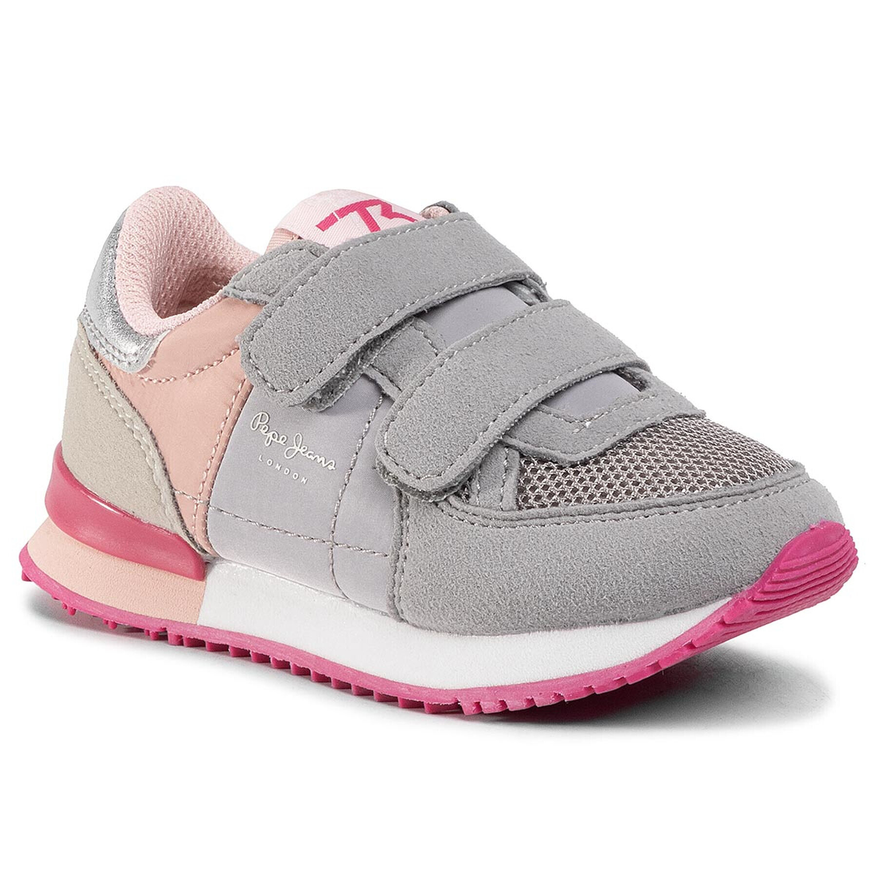 Pepe Jeans Сникърси Sydney Basic Kids PGS30420 Сив - Pepit.bg