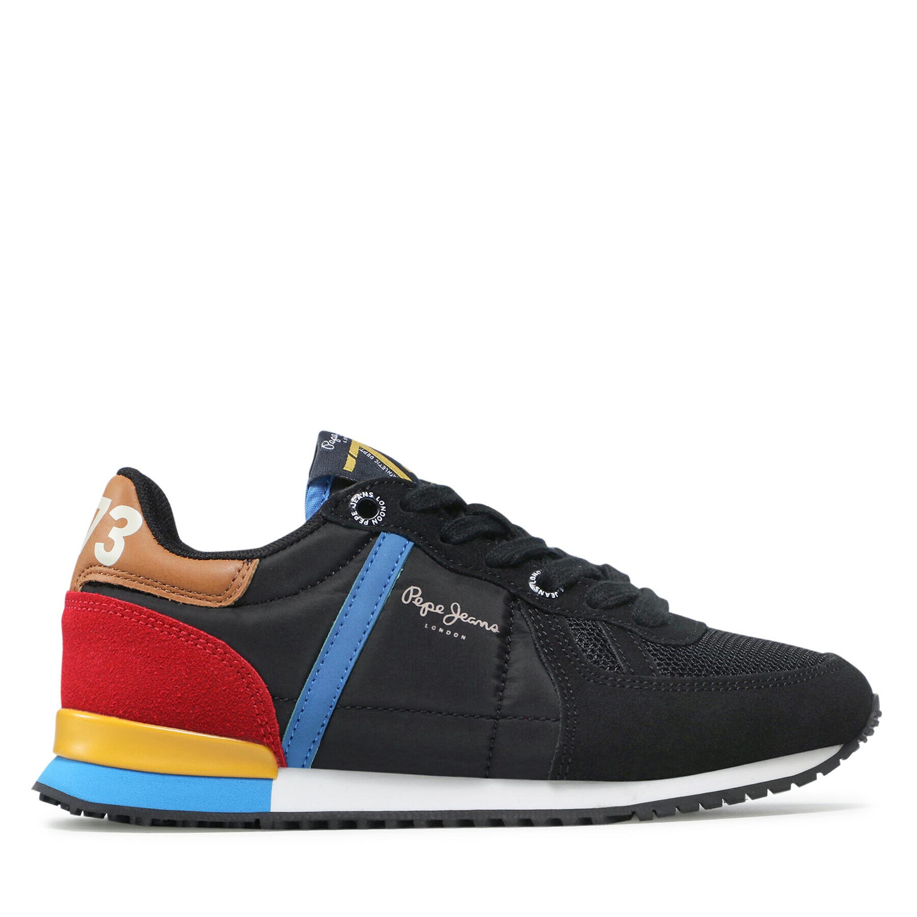 Pepe Jeans Сникърси Sydney Combi Boy PBS30506 Черен - Pepit.bg