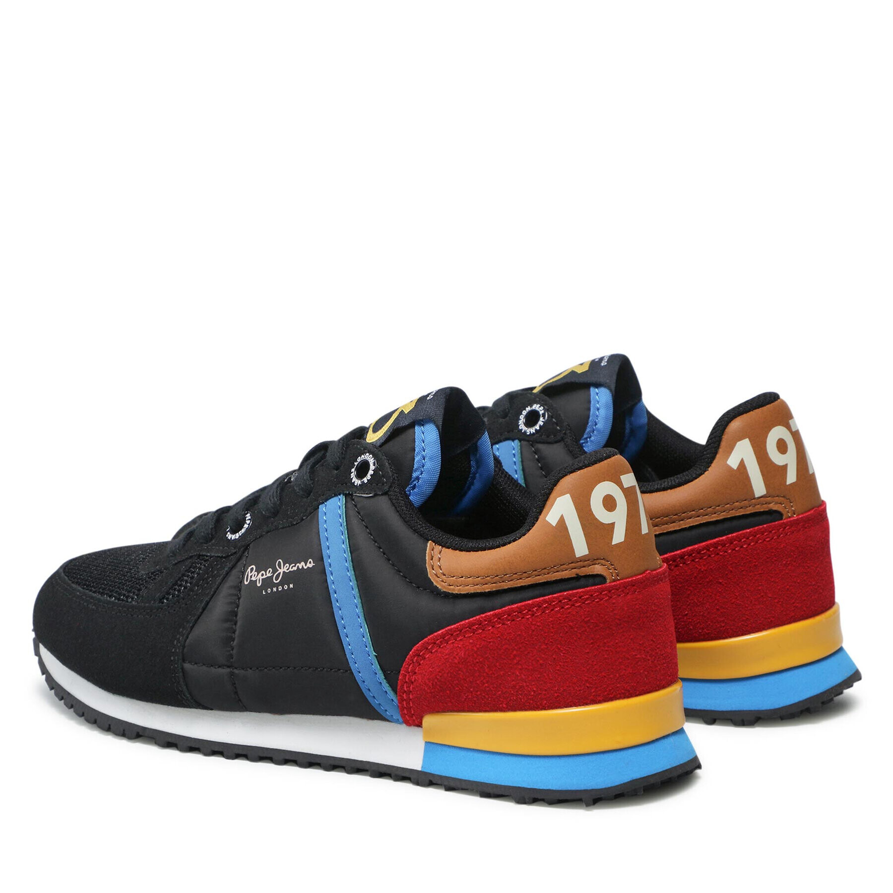 Pepe Jeans Сникърси Sydney Combi Boy PBS30506 Черен - Pepit.bg