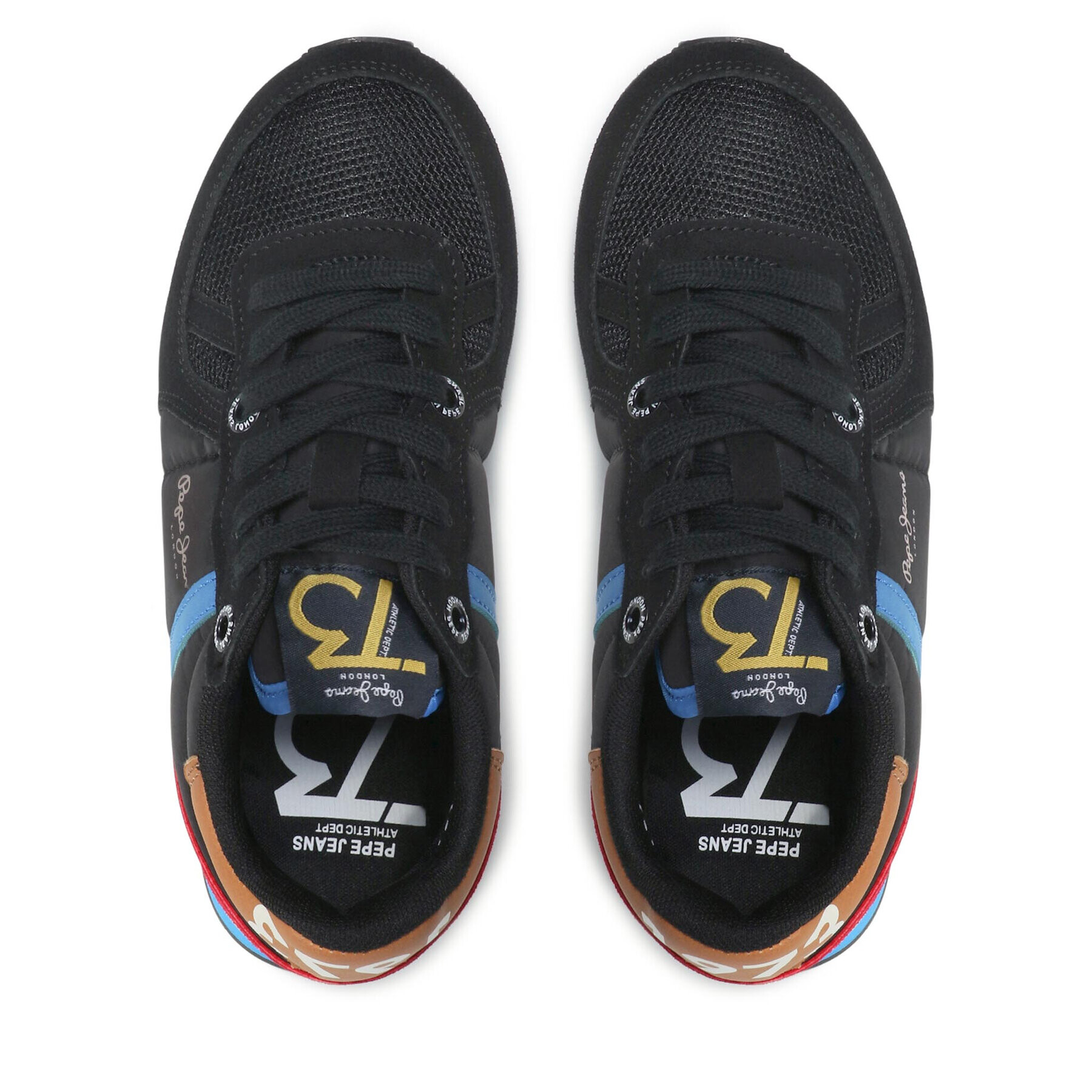 Pepe Jeans Сникърси Sydney Combi Boy PBS30506 Черен - Pepit.bg