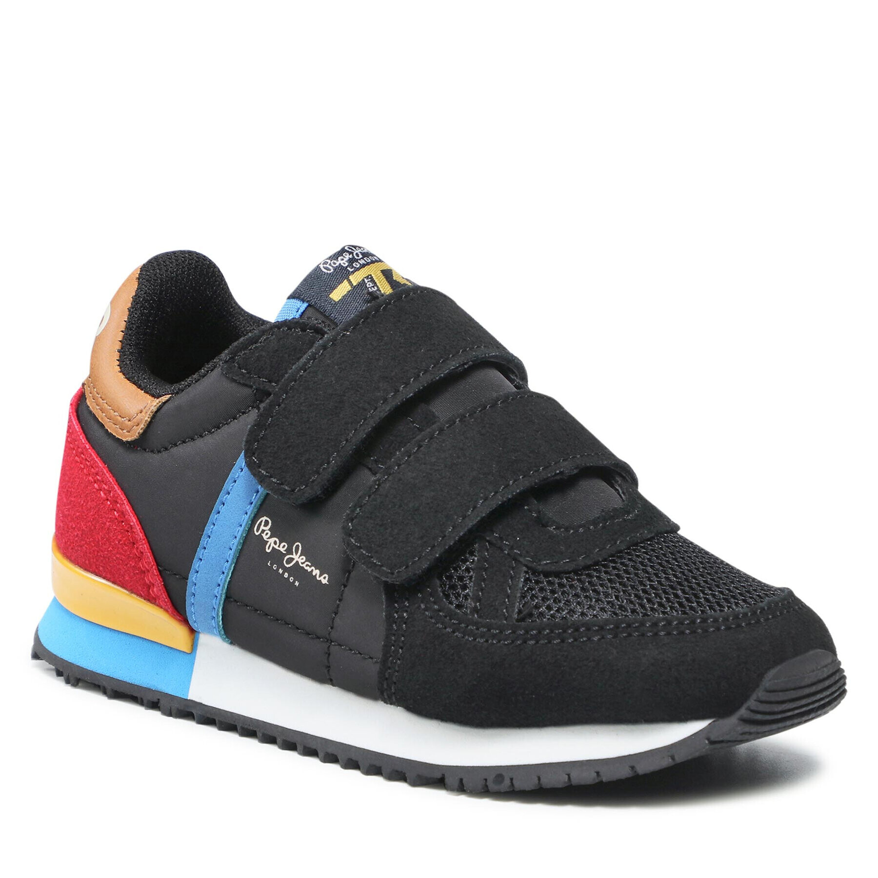 Pepe Jeans Сникърси Sydney Combi Boy PBS30507 Черен - Pepit.bg