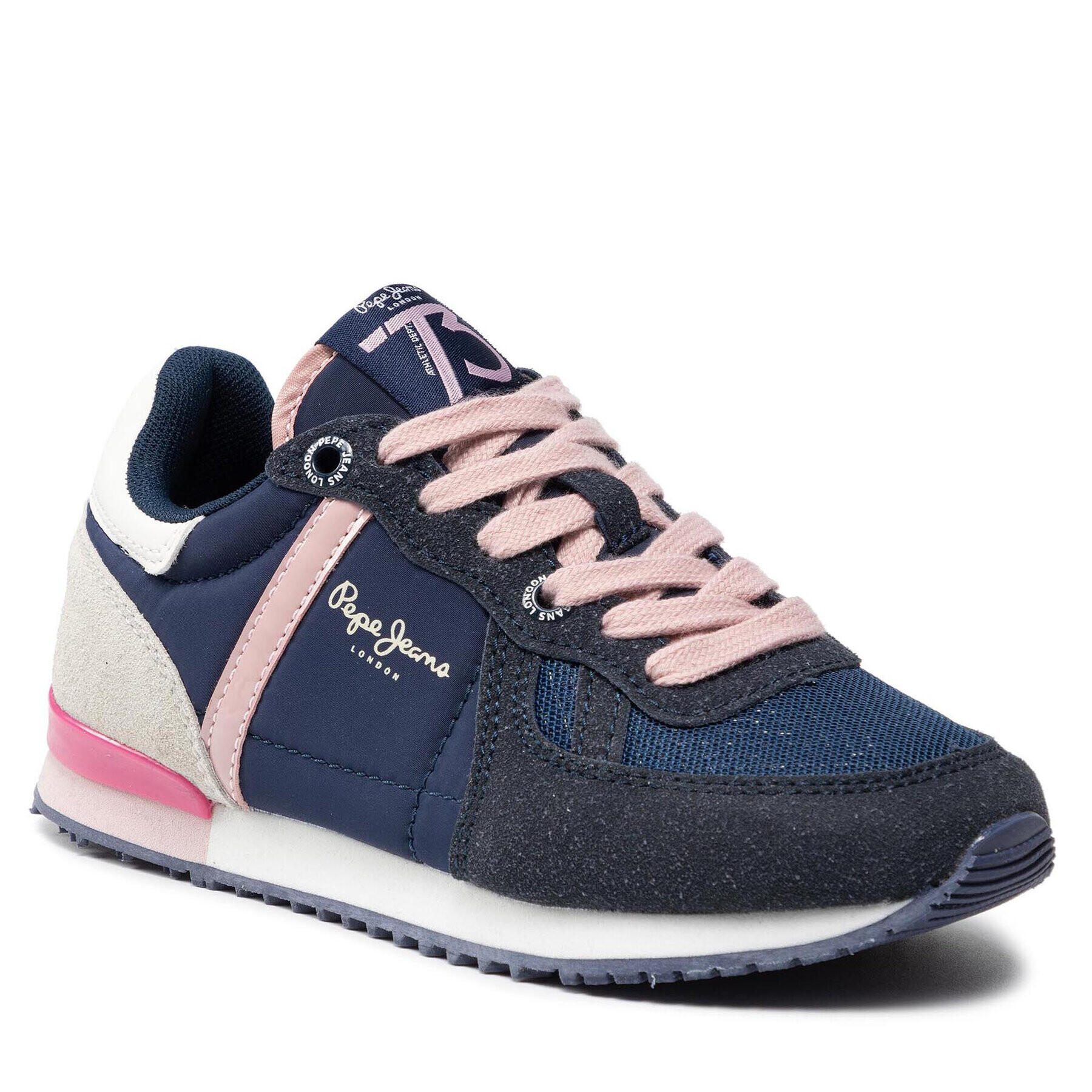 Pepe Jeans Сникърси Sydney Combi Girl PGS30515 Тъмносин - Pepit.bg