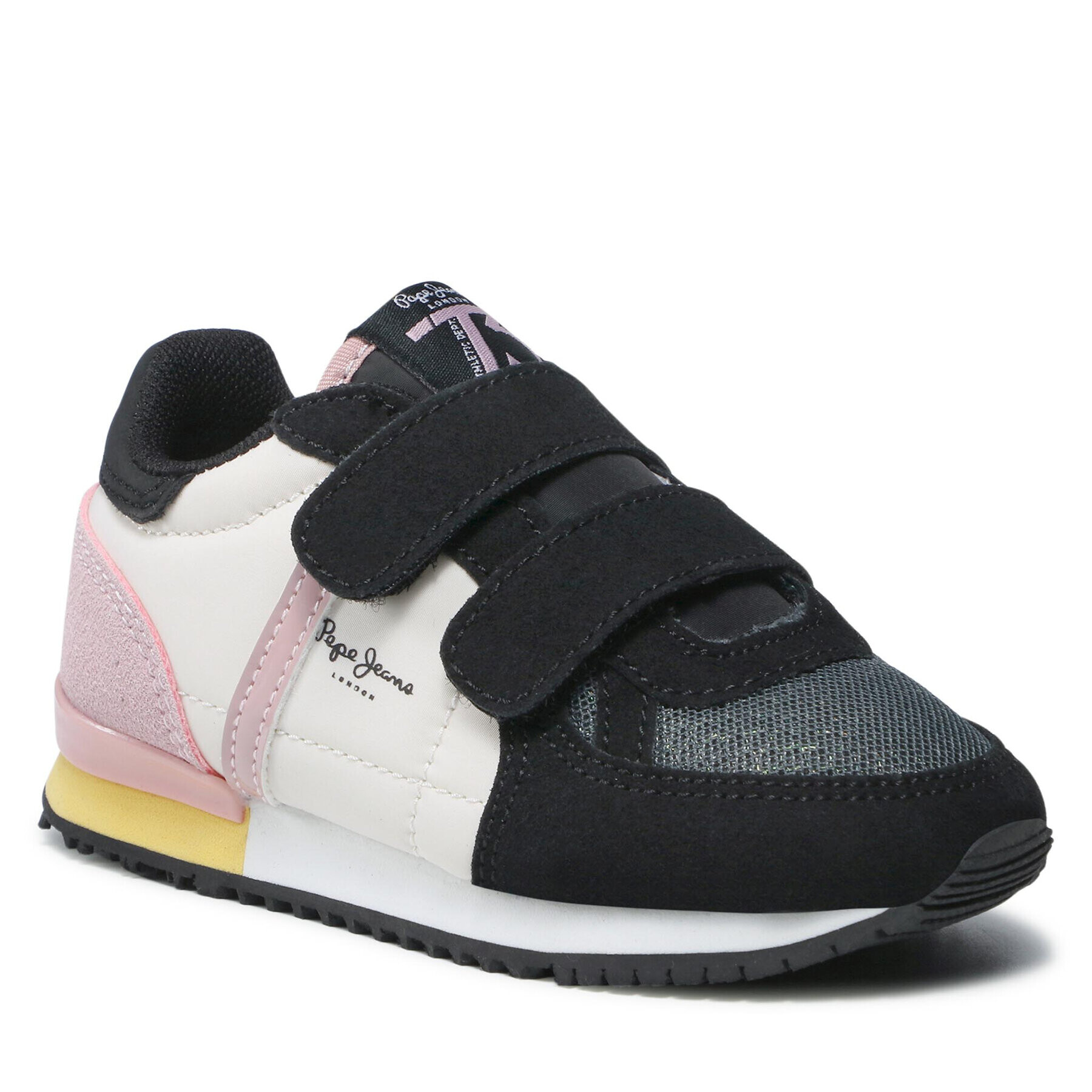 Pepe Jeans Сникърси Sydney Combi Girl PGS30516 Черен - Pepit.bg