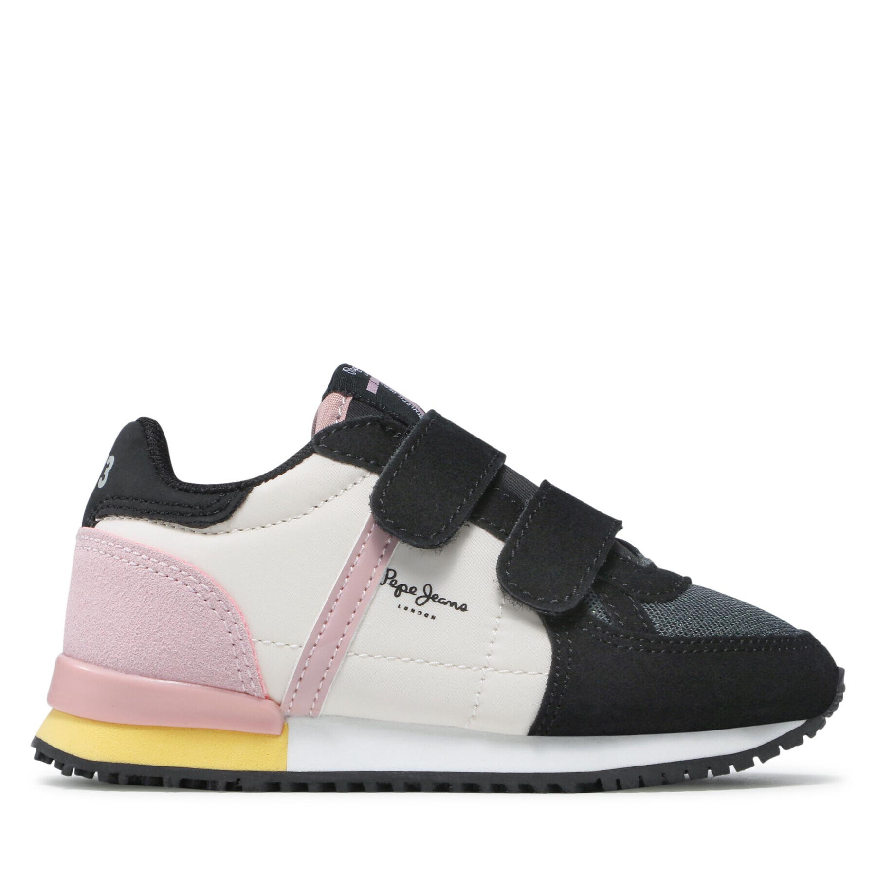 Pepe Jeans Сникърси Sydney Combi Girl PGS30516 Черен - Pepit.bg