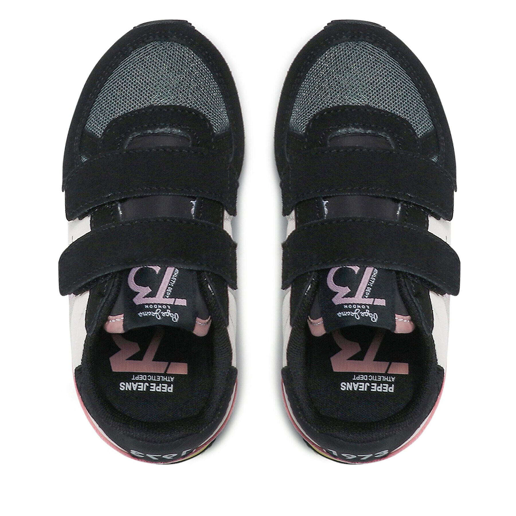 Pepe Jeans Сникърси Sydney Combi Girl PGS30516 Черен - Pepit.bg