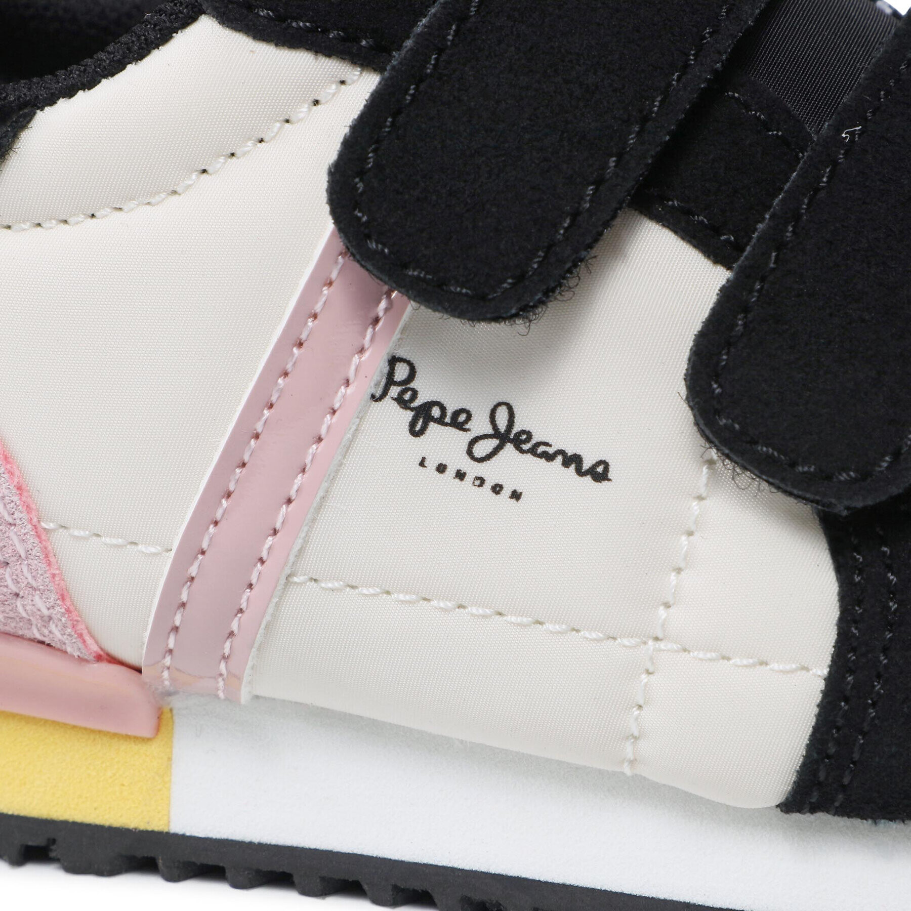 Pepe Jeans Сникърси Sydney Combi Girl PGS30516 Черен - Pepit.bg