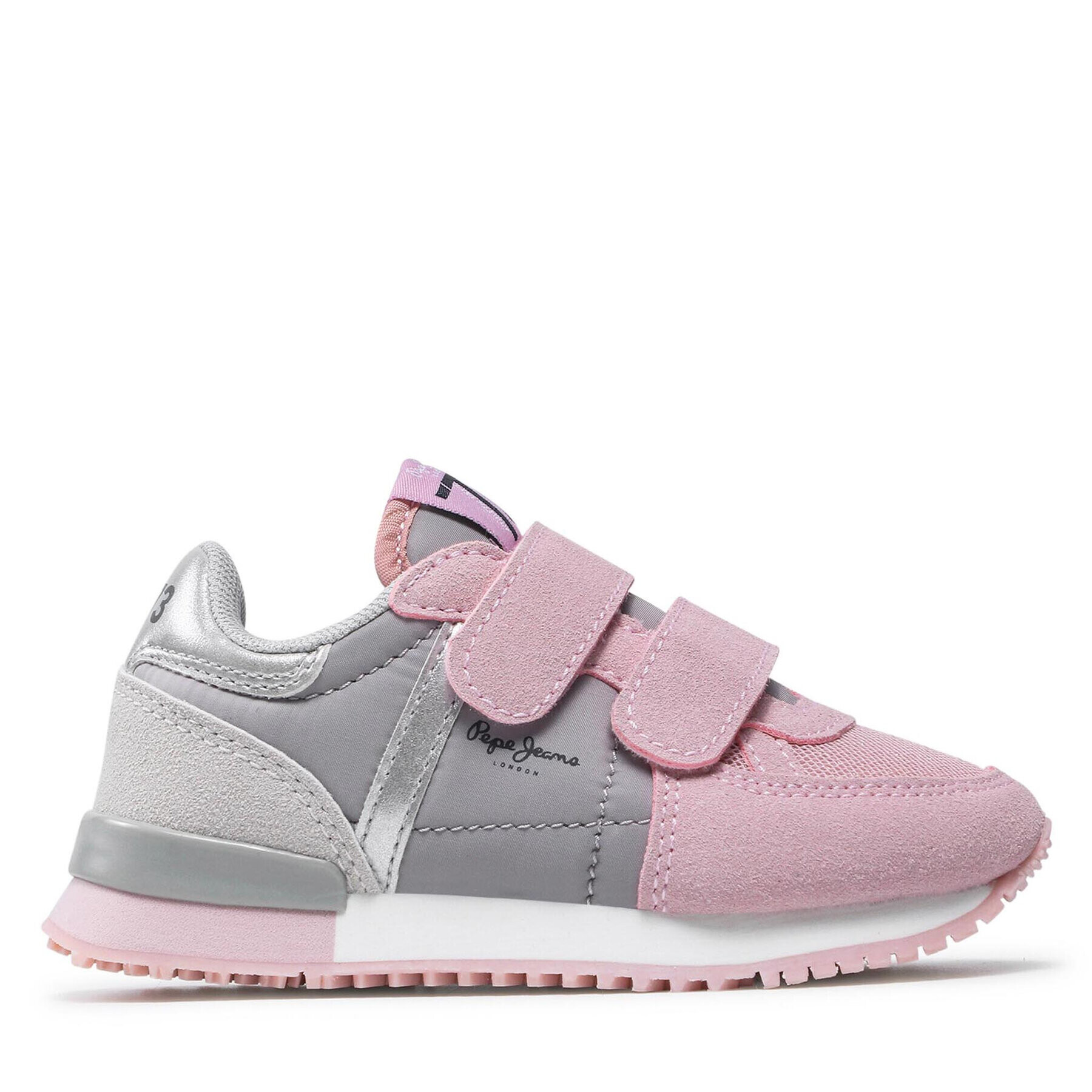 Pepe Jeans Сникърси Sydney Combi Girl PGS30516 Сив - Pepit.bg