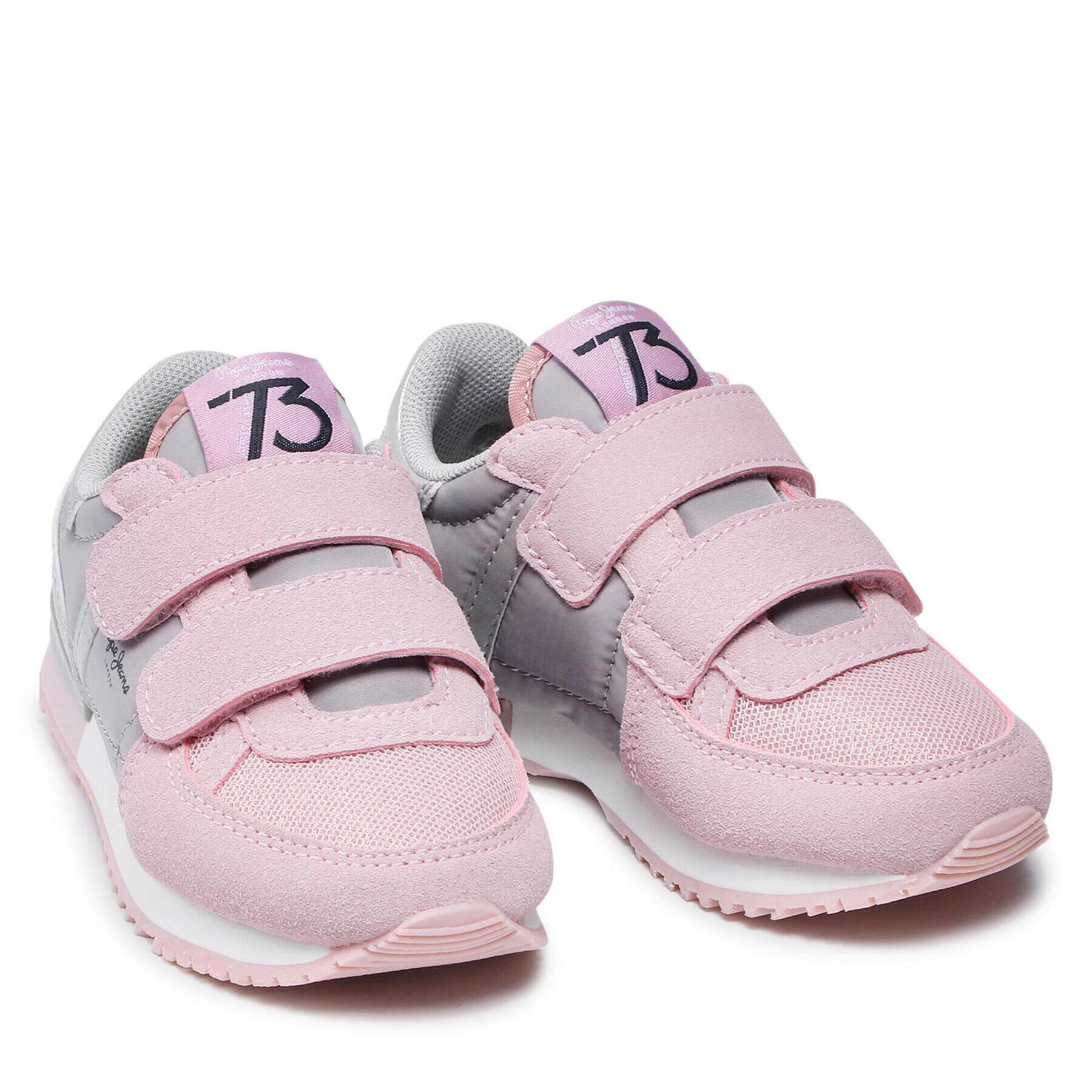 Pepe Jeans Сникърси Sydney Combi Girl PGS30516 Сив - Pepit.bg