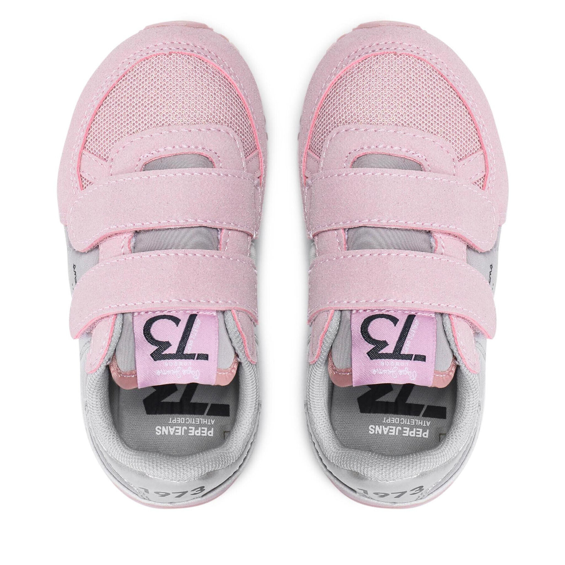 Pepe Jeans Сникърси Sydney Combi Girl PGS30516 Сив - Pepit.bg