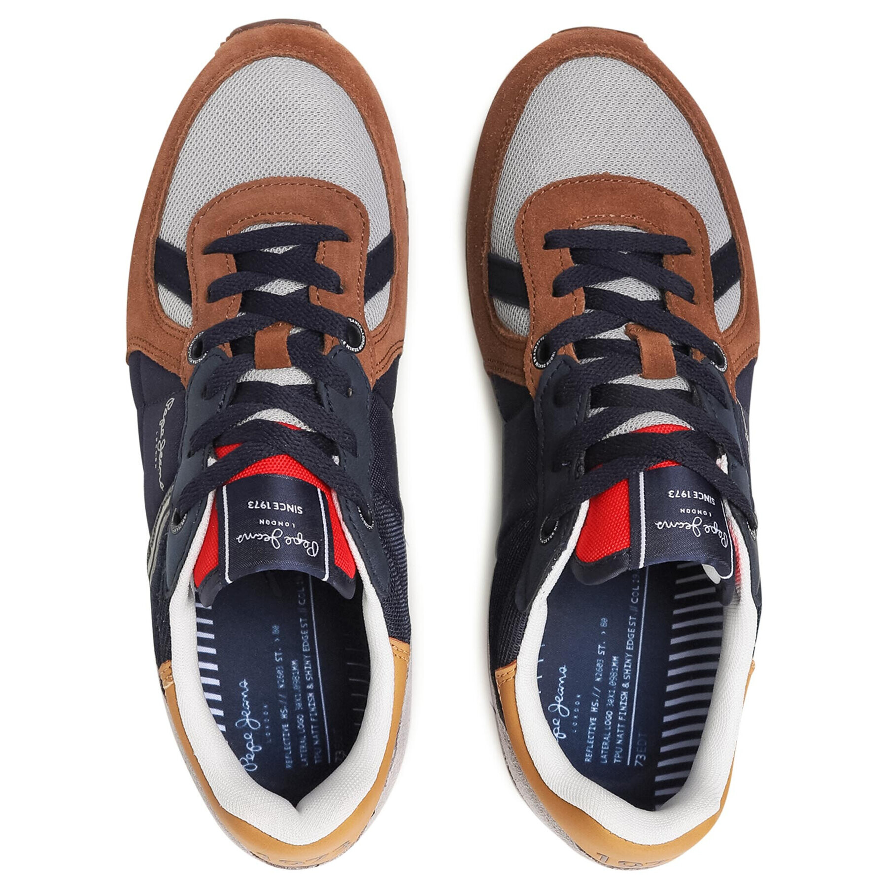Pepe Jeans Сникърси Tinker Zero 21 PMS30725 Кафяв - Pepit.bg