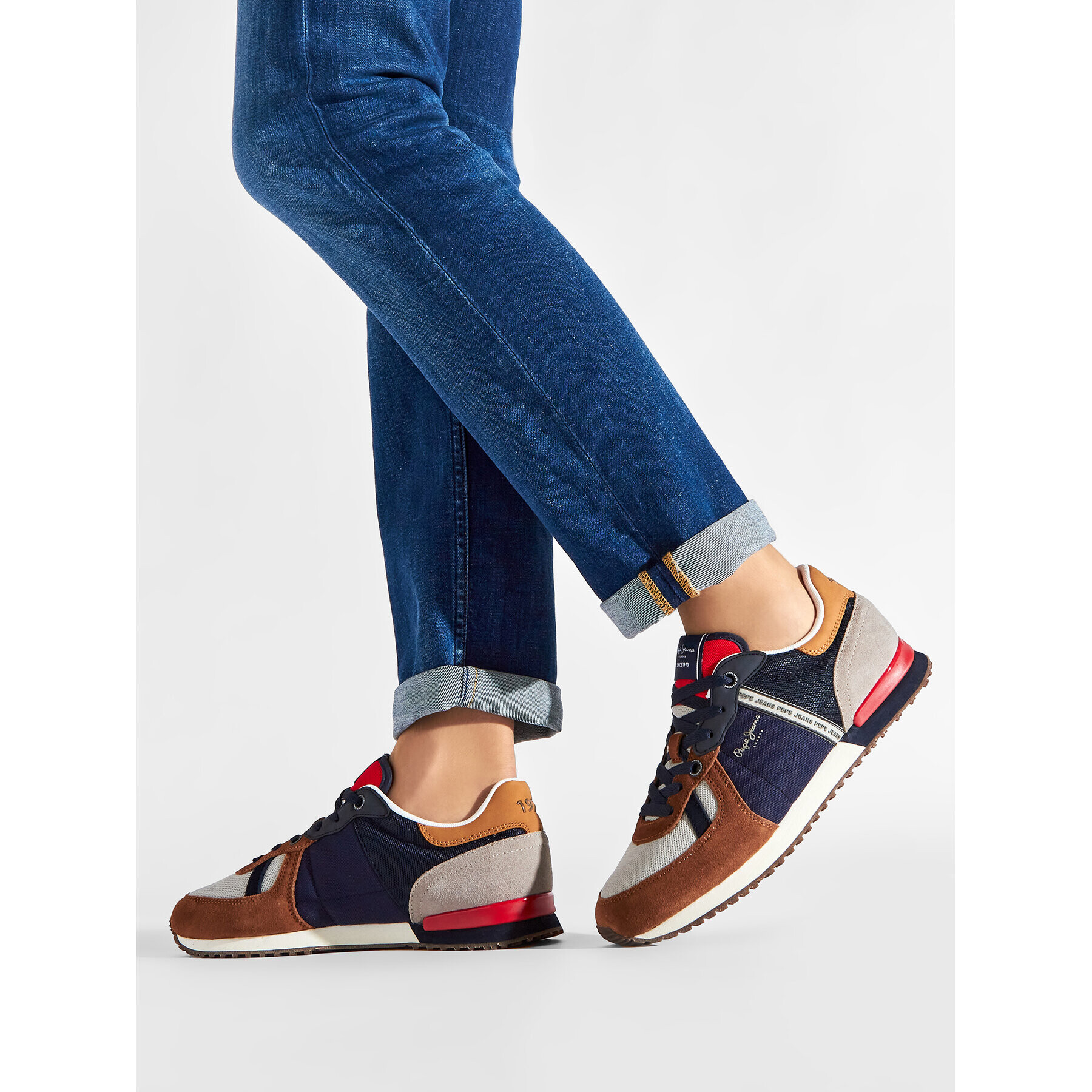 Pepe Jeans Сникърси Tinker Zero 21 PMS30725 Кафяв - Pepit.bg