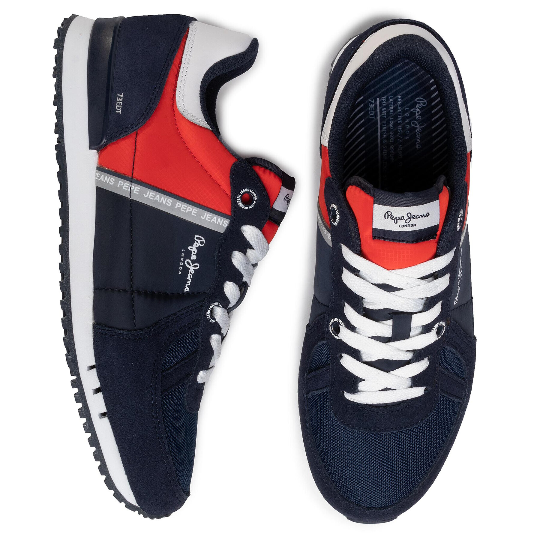 Pepe Jeans Сникърси Tinker Zero PMS30612 Тъмносин - Pepit.bg