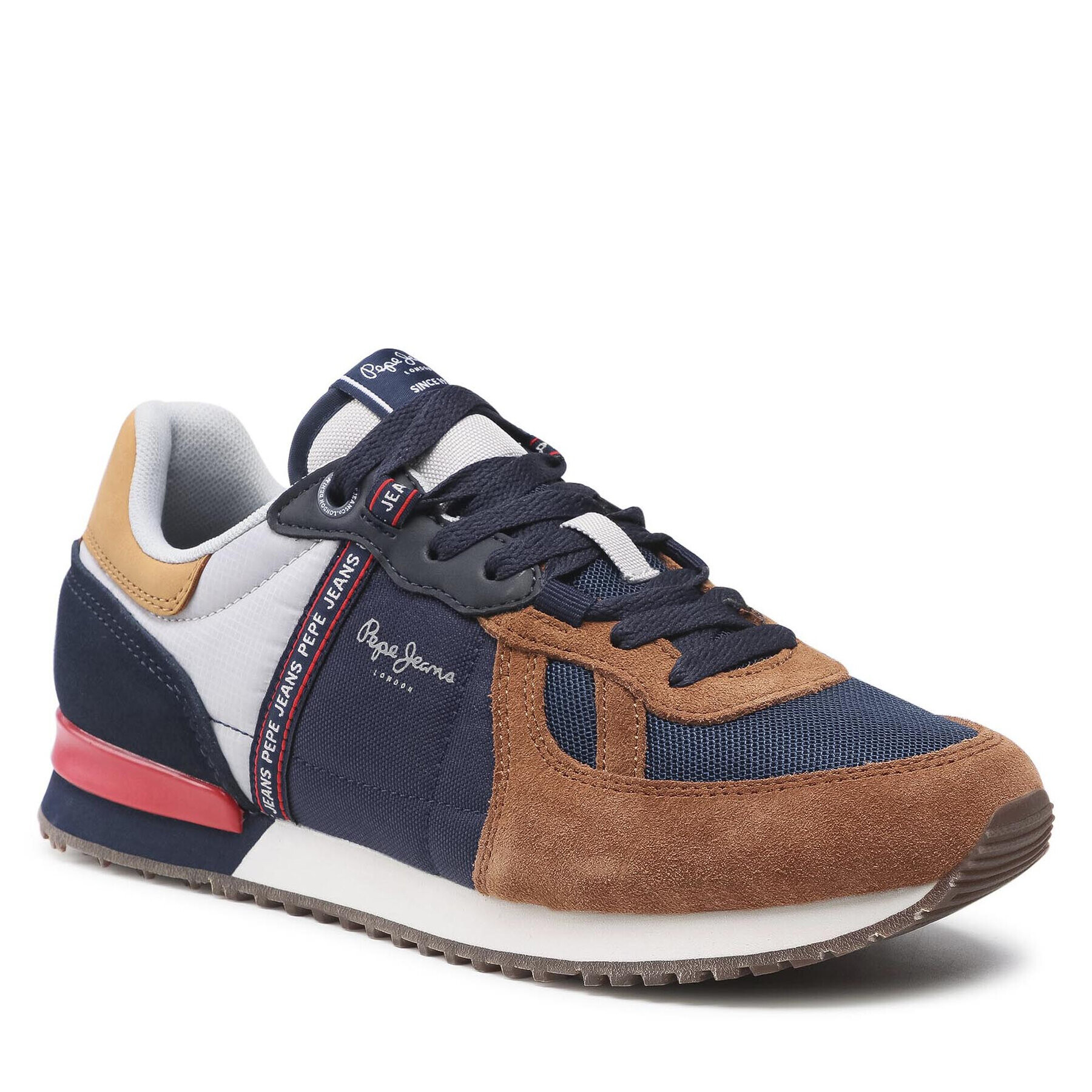 Pepe Jeans Сникърси Tinker Zero Tape PMS30772 Кафяв - Pepit.bg