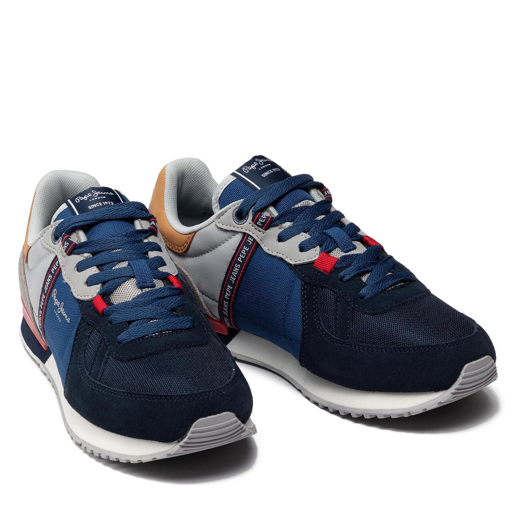 Pepe Jeans Сникърси Tinker Zero Tape PMS30772 Тъмносин - Pepit.bg