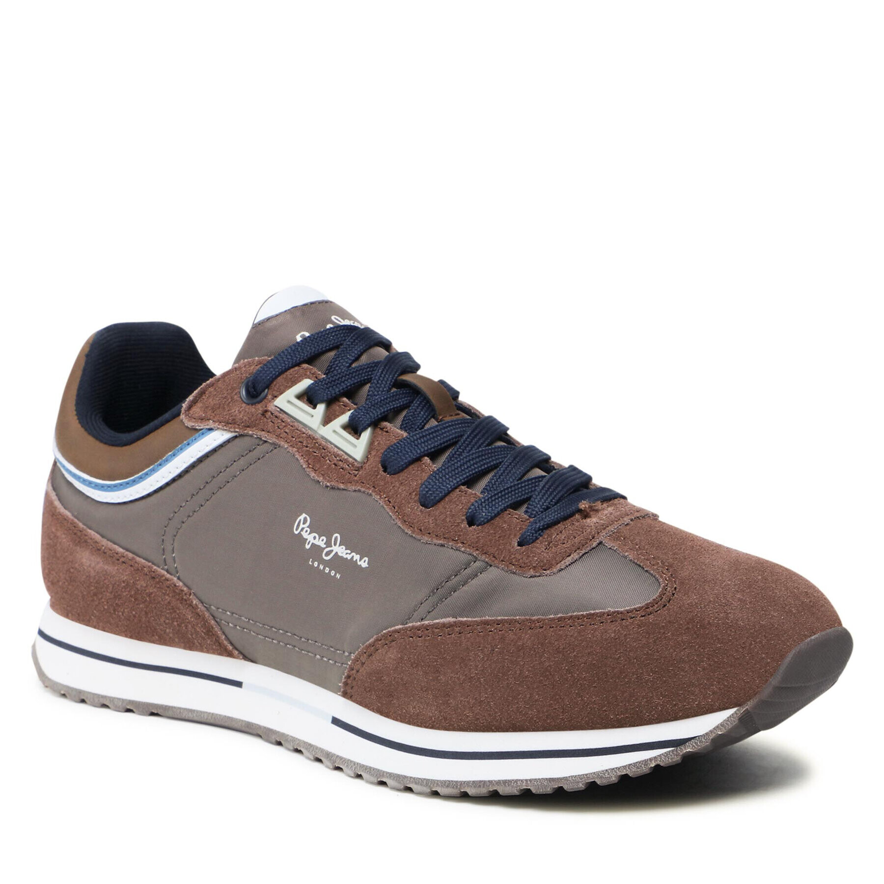 Pepe Jeans Сникърси Tour Classic PMS30773 Кафяв - Pepit.bg