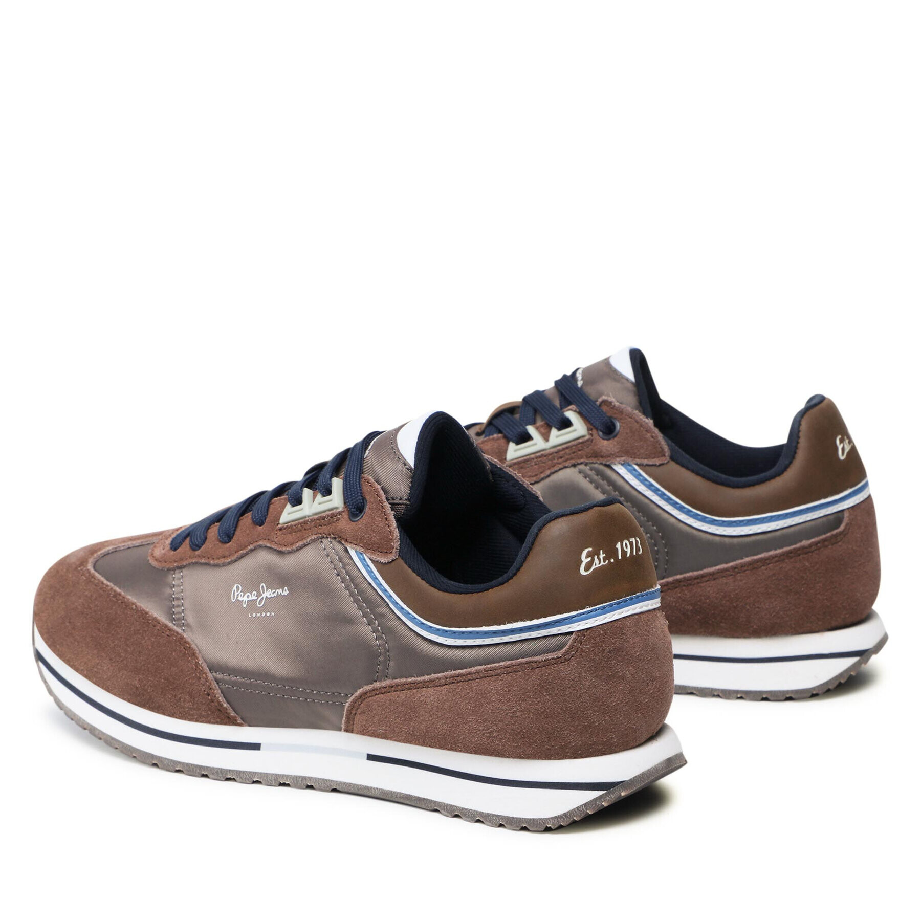 Pepe Jeans Сникърси Tour Classic PMS30773 Кафяв - Pepit.bg