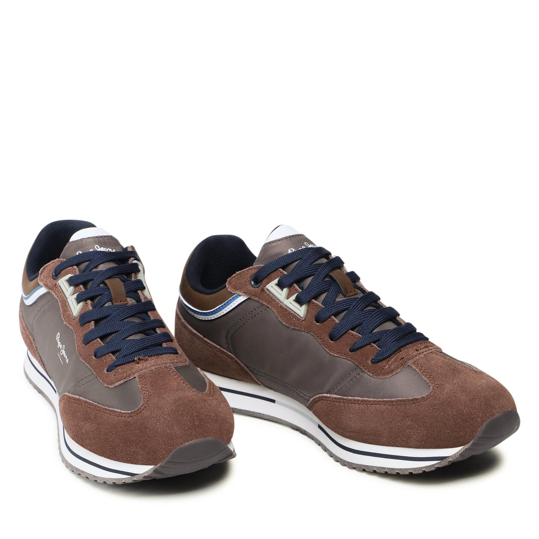 Pepe Jeans Сникърси Tour Classic PMS30773 Кафяв - Pepit.bg
