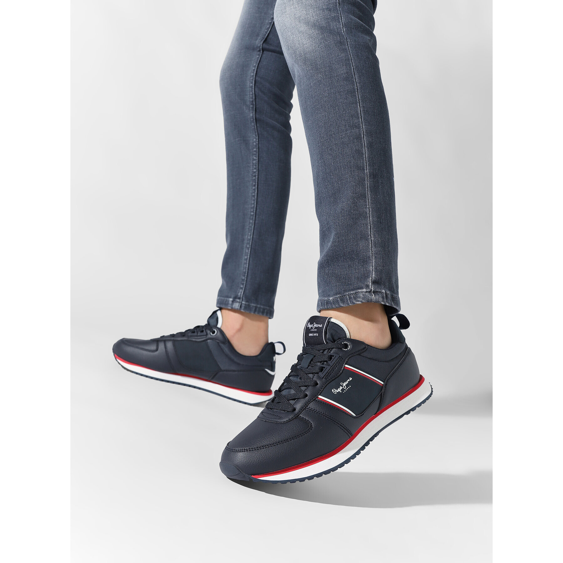 Pepe Jeans Сникърси Tour Club Basic 22 PMS30882 Тъмносин - Pepit.bg