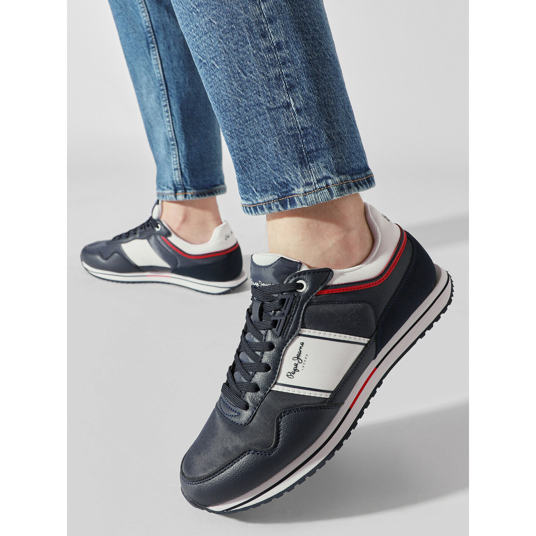 Pepe Jeans Сникърси Tour Club Basic PMS30907 Тъмносин - Pepit.bg