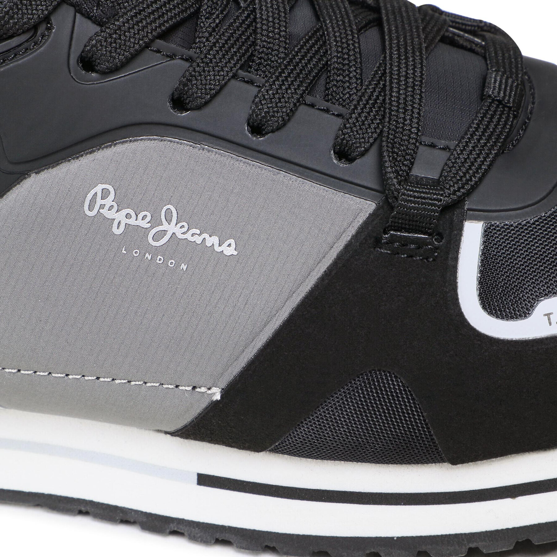 Pepe Jeans Сникърси Tour Tech 01 PMS30774 Черен - Pepit.bg