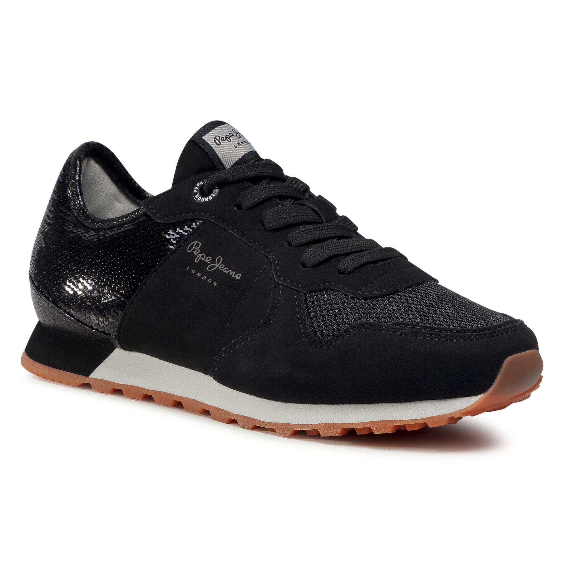 Pepe Jeans Сникърси Verona W Full PLS31096 Черен - Pepit.bg