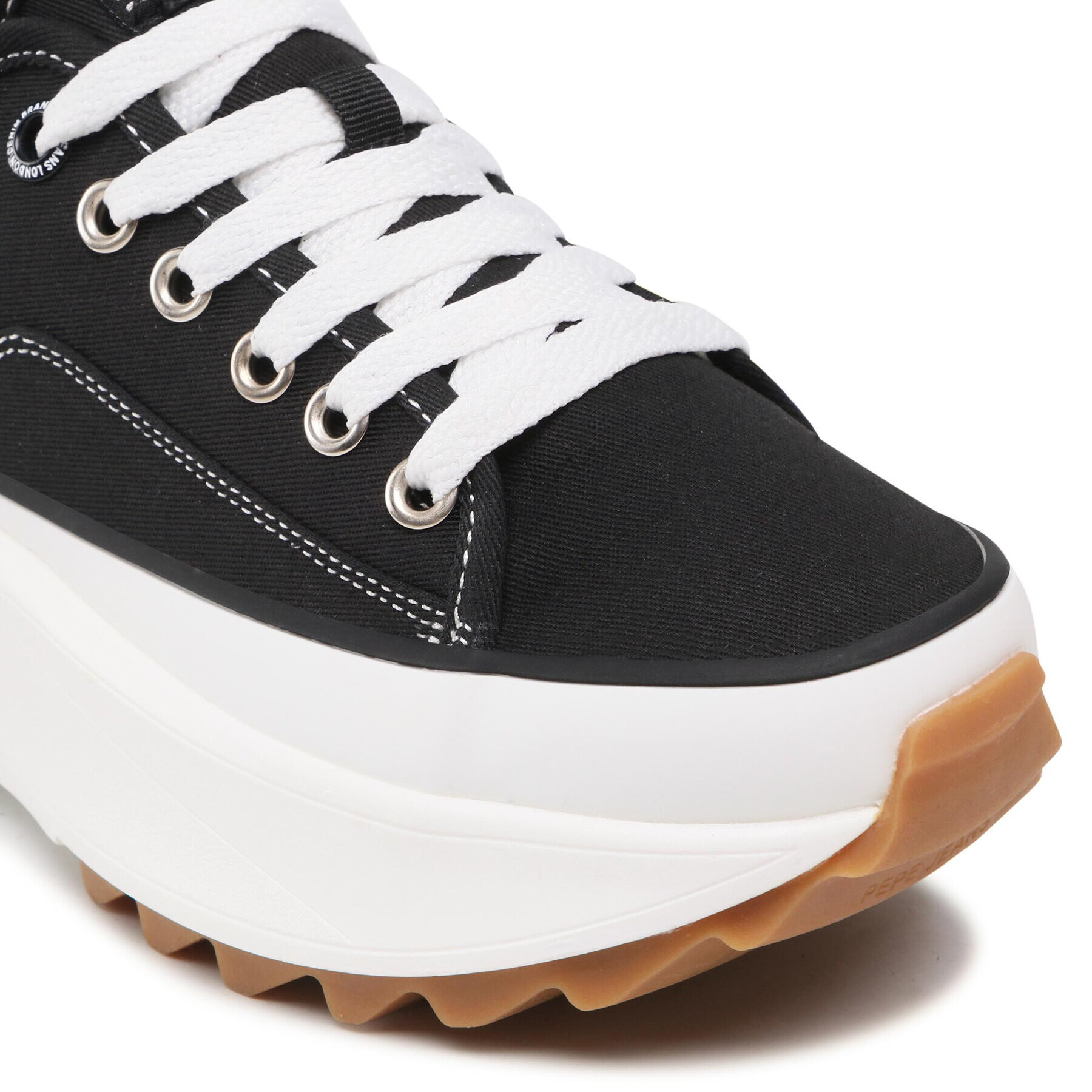 Pepe Jeans Сникърси Woking Cord PLS31312 Черен - Pepit.bg