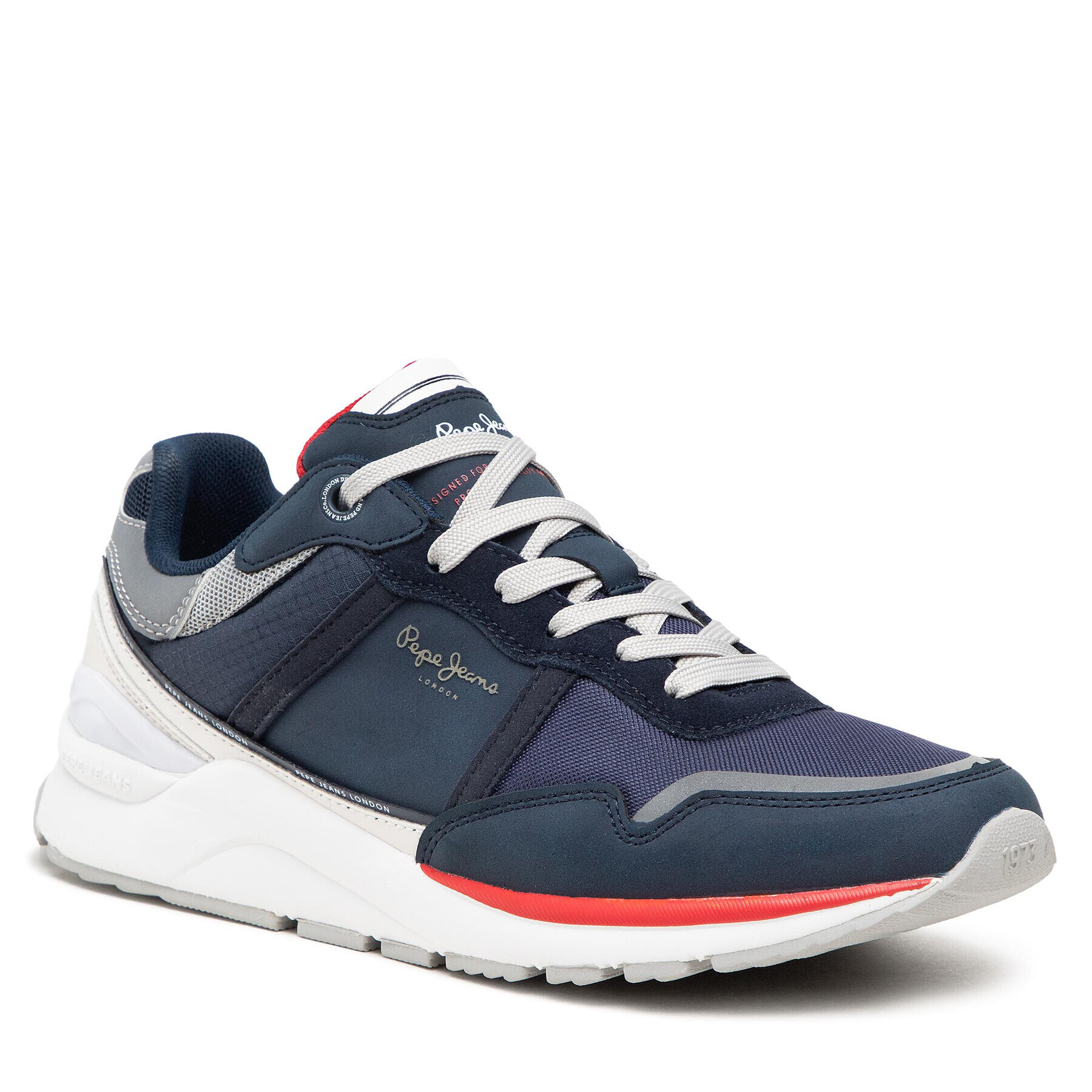 Pepe Jeans Сникърси X20 Basic Half PMS30782 Тъмносин - Pepit.bg