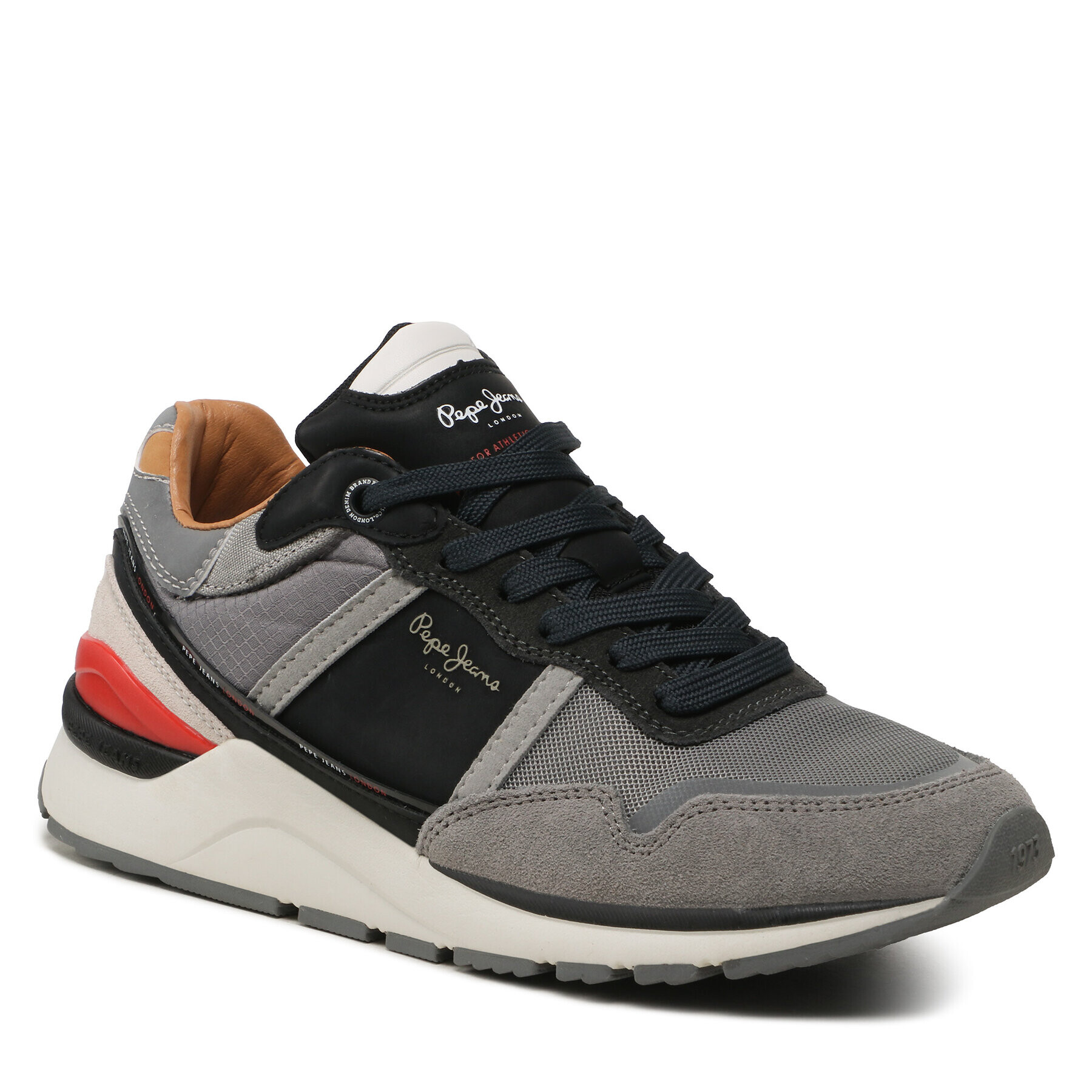 Pepe Jeans Сникърси X20 Basic Urban PMS30783 Сив - Pepit.bg