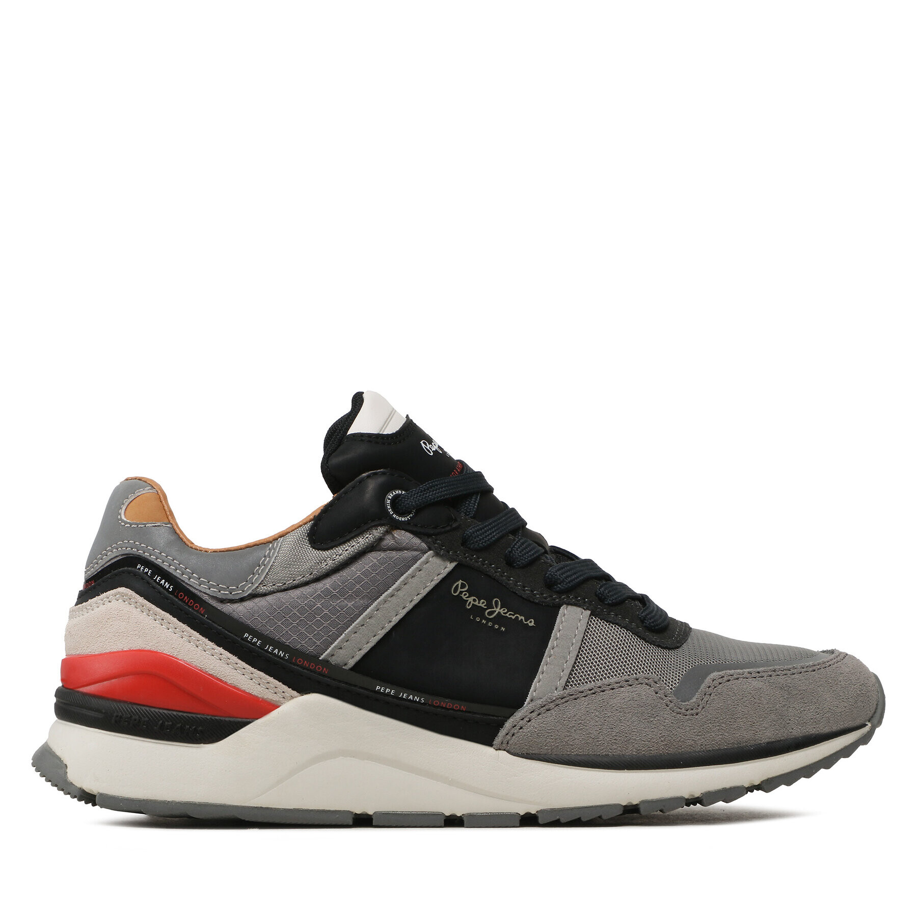 Pepe Jeans Сникърси X20 Basic Urban PMS30783 Сив - Pepit.bg