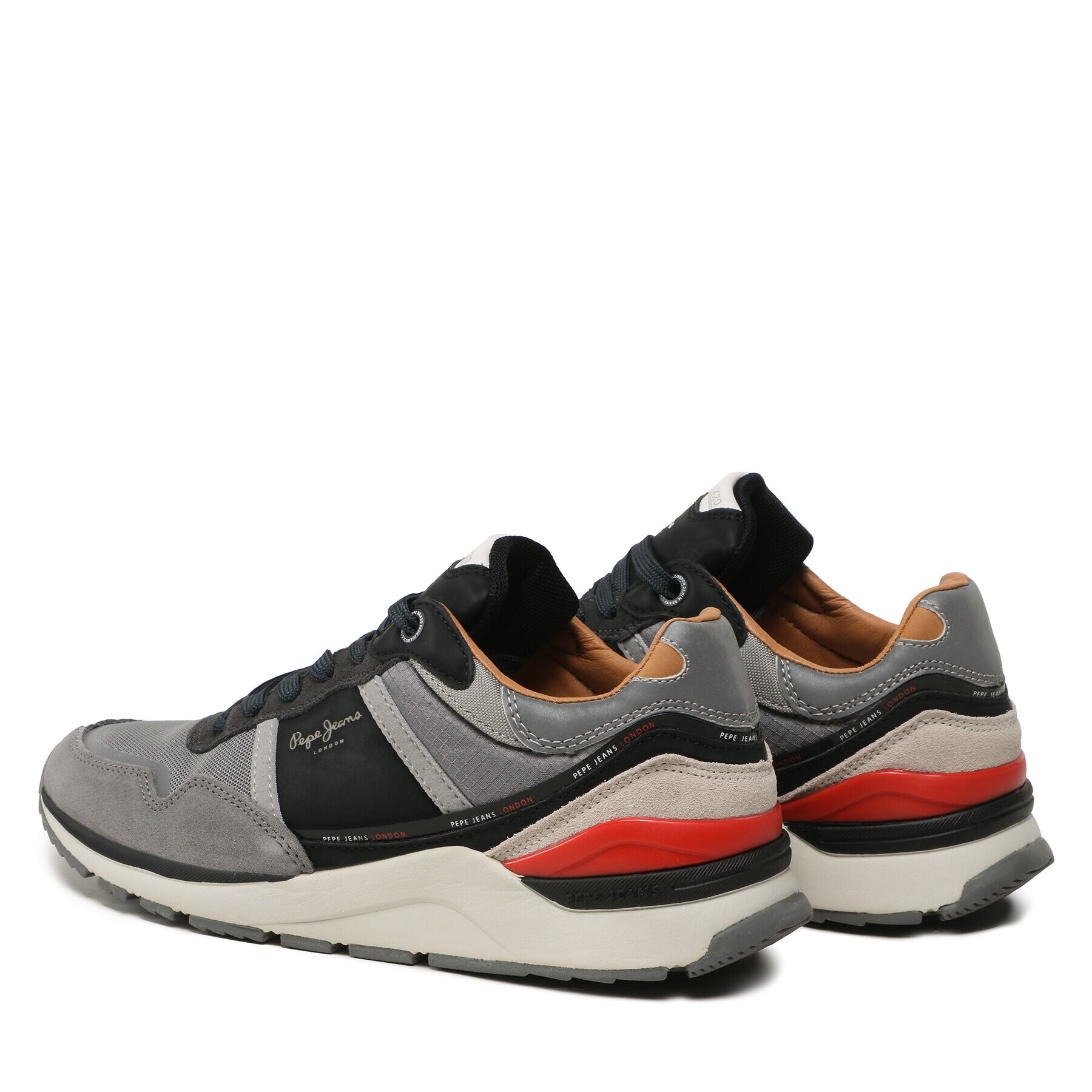 Pepe Jeans Сникърси X20 Basic Urban PMS30783 Сив - Pepit.bg