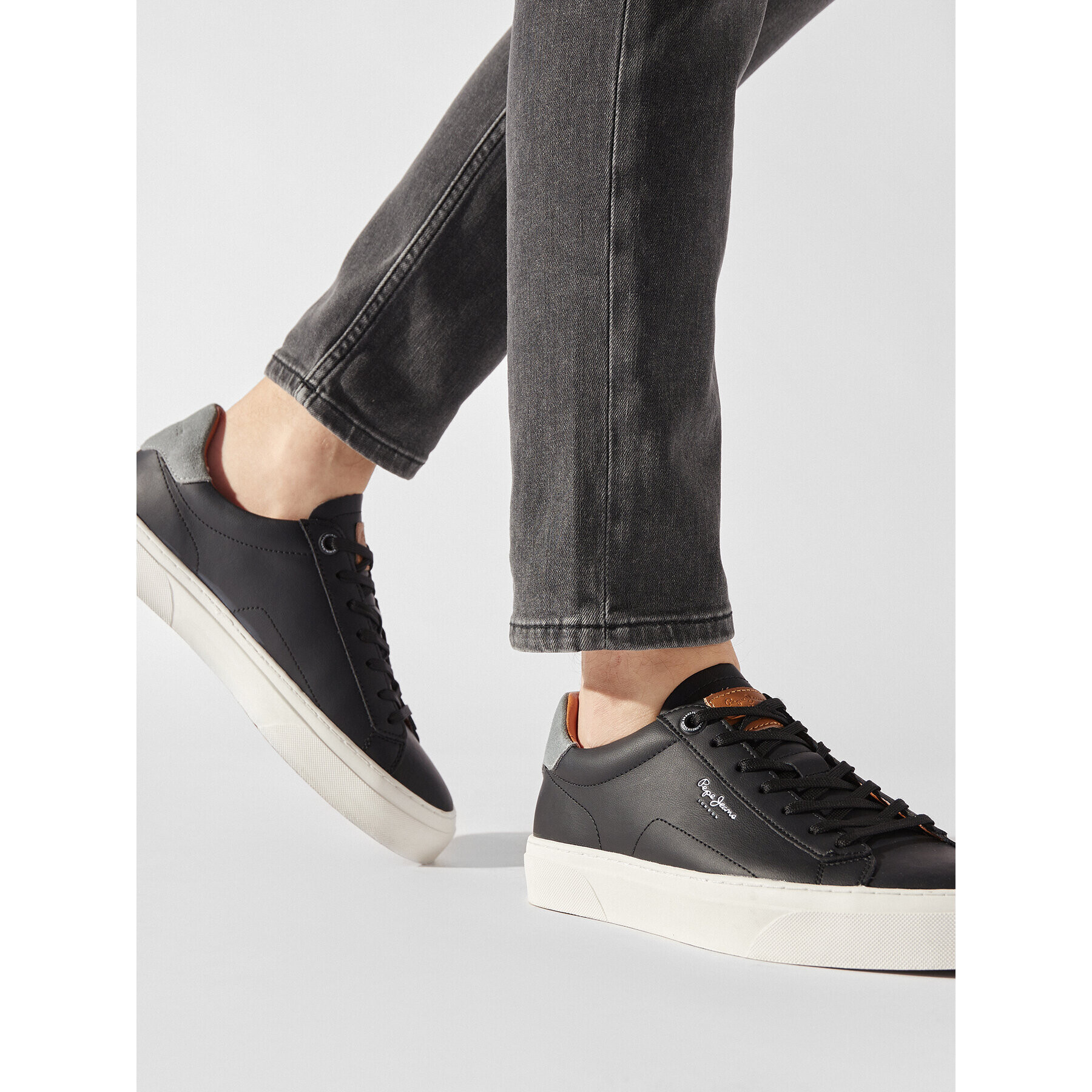 Pepe Jeans Сникърси Yogi Original 23 PMS30930 Черен - Pepit.bg