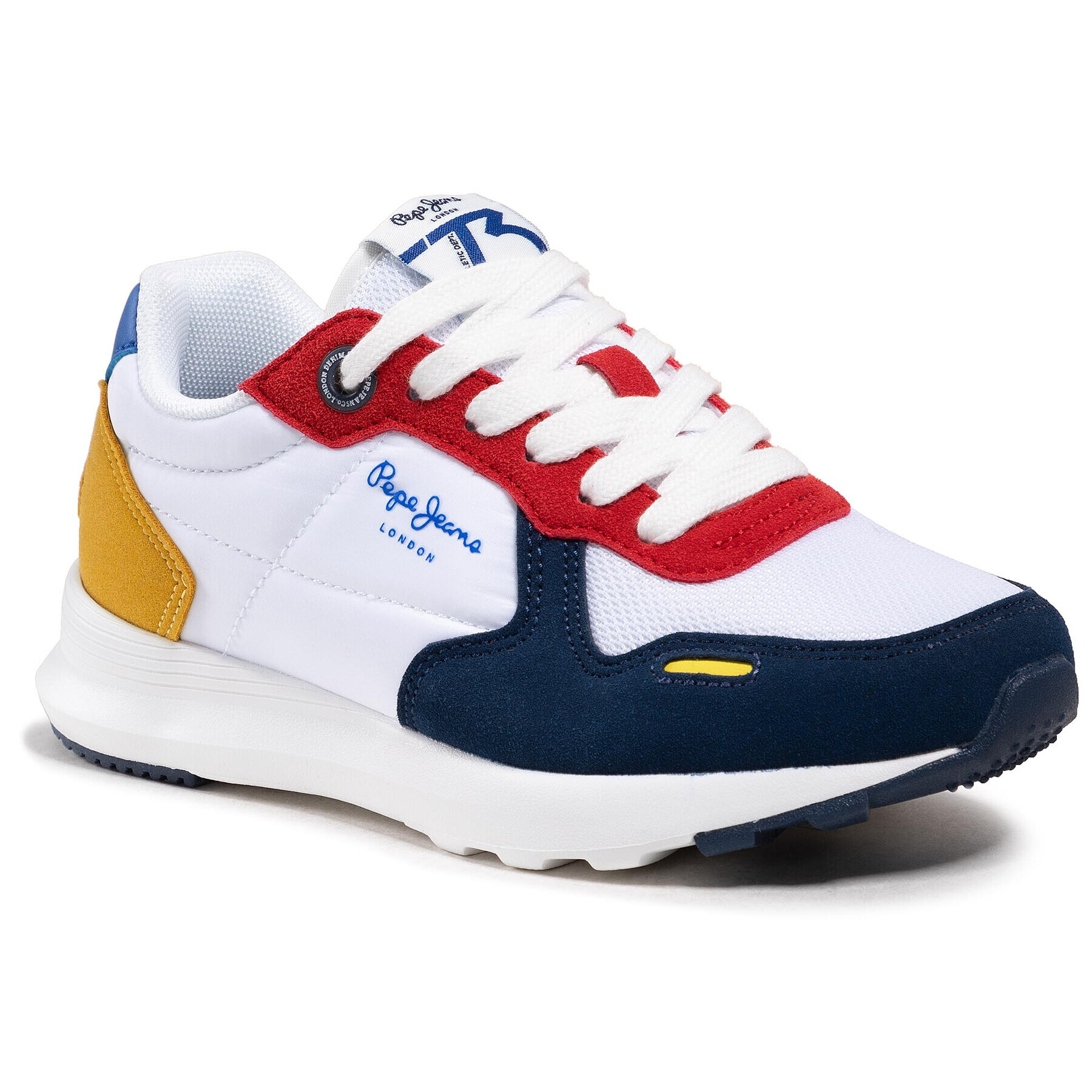 Pepe Jeans Сникърси York Basic Boy PBS30484 Бял - Pepit.bg