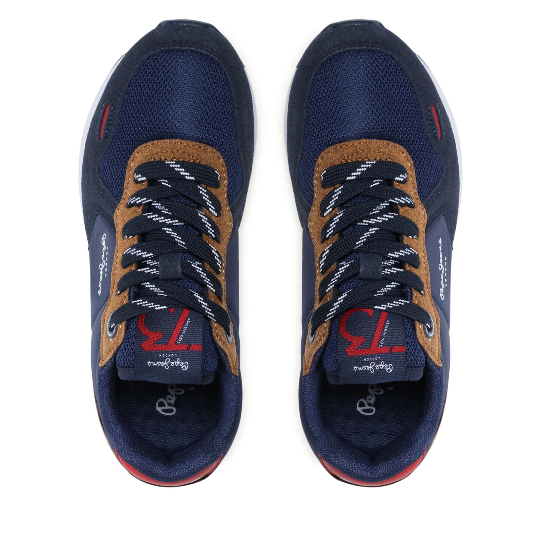 Pepe Jeans Сникърси York Basic Boy PBS30508 Тъмносин - Pepit.bg